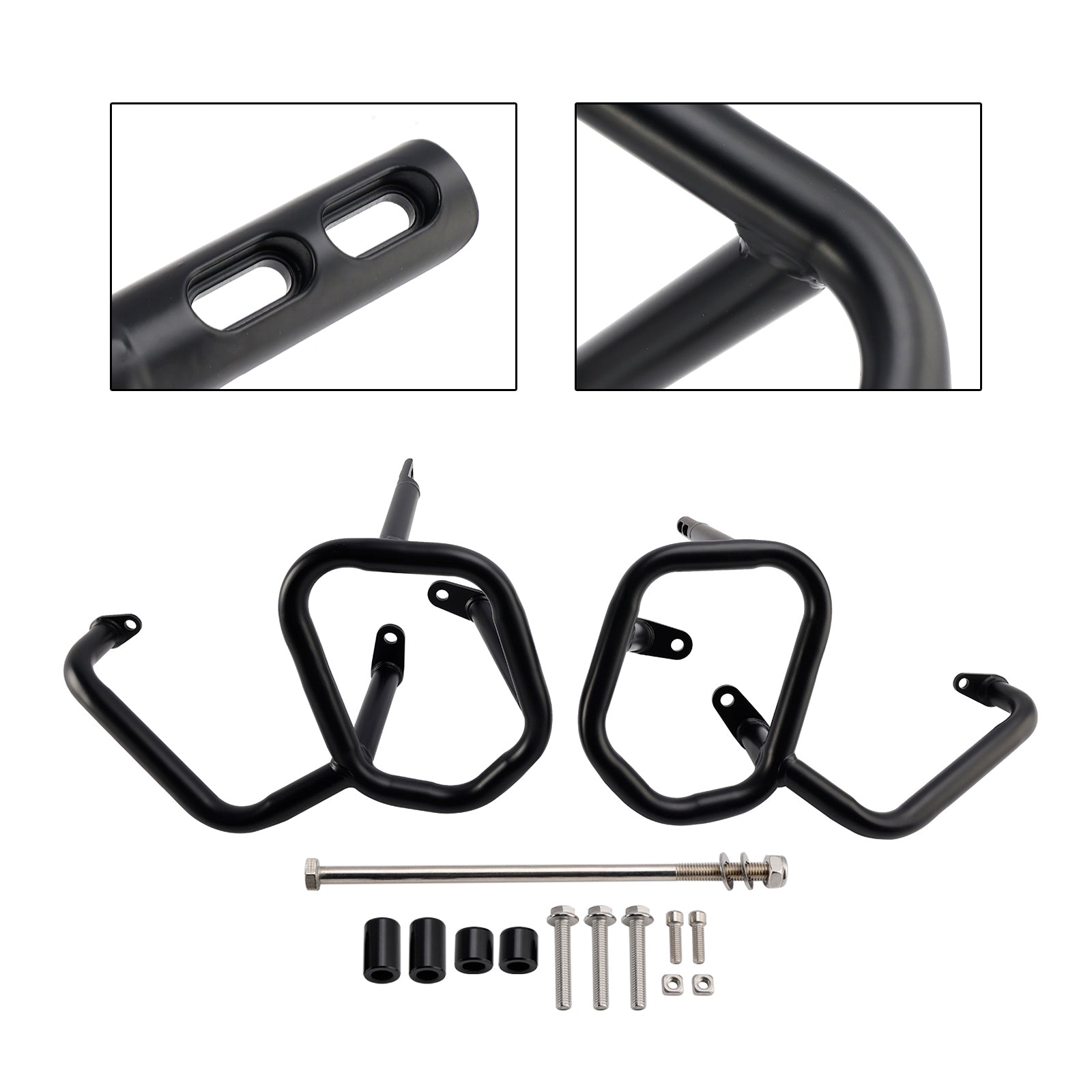 2024-2025 Triumph SCRAMBLER 400X Engine Guard Frame Anti-Crash Bumper= Black