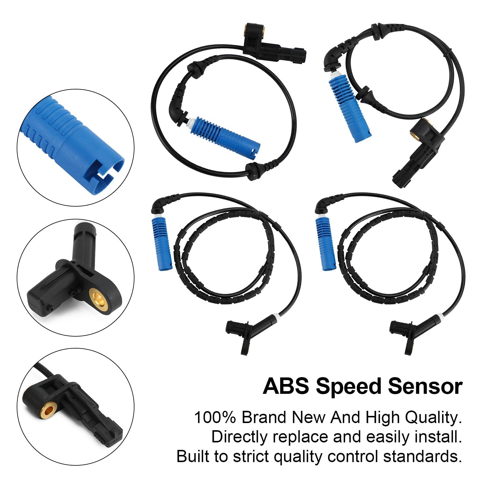 2001-2006 BMW 330CI / AT 4 ABS Wheel Speed Sensor Front Rear Left&Right