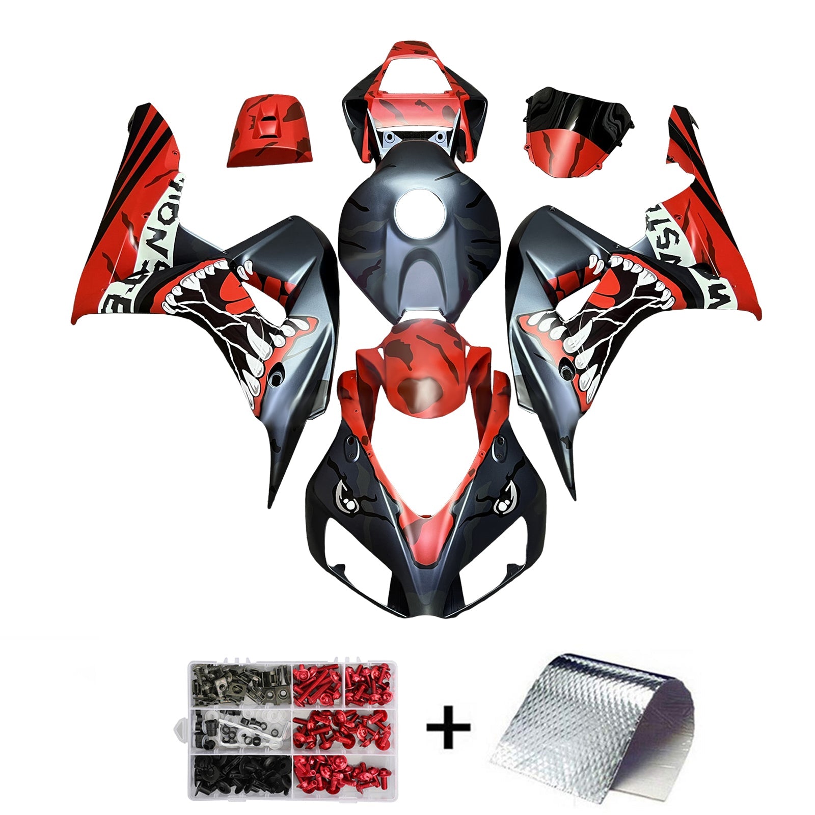 Injection Fairing Kit Bodywork Plastic ABS For Honda CBR1000RR 2006-2007