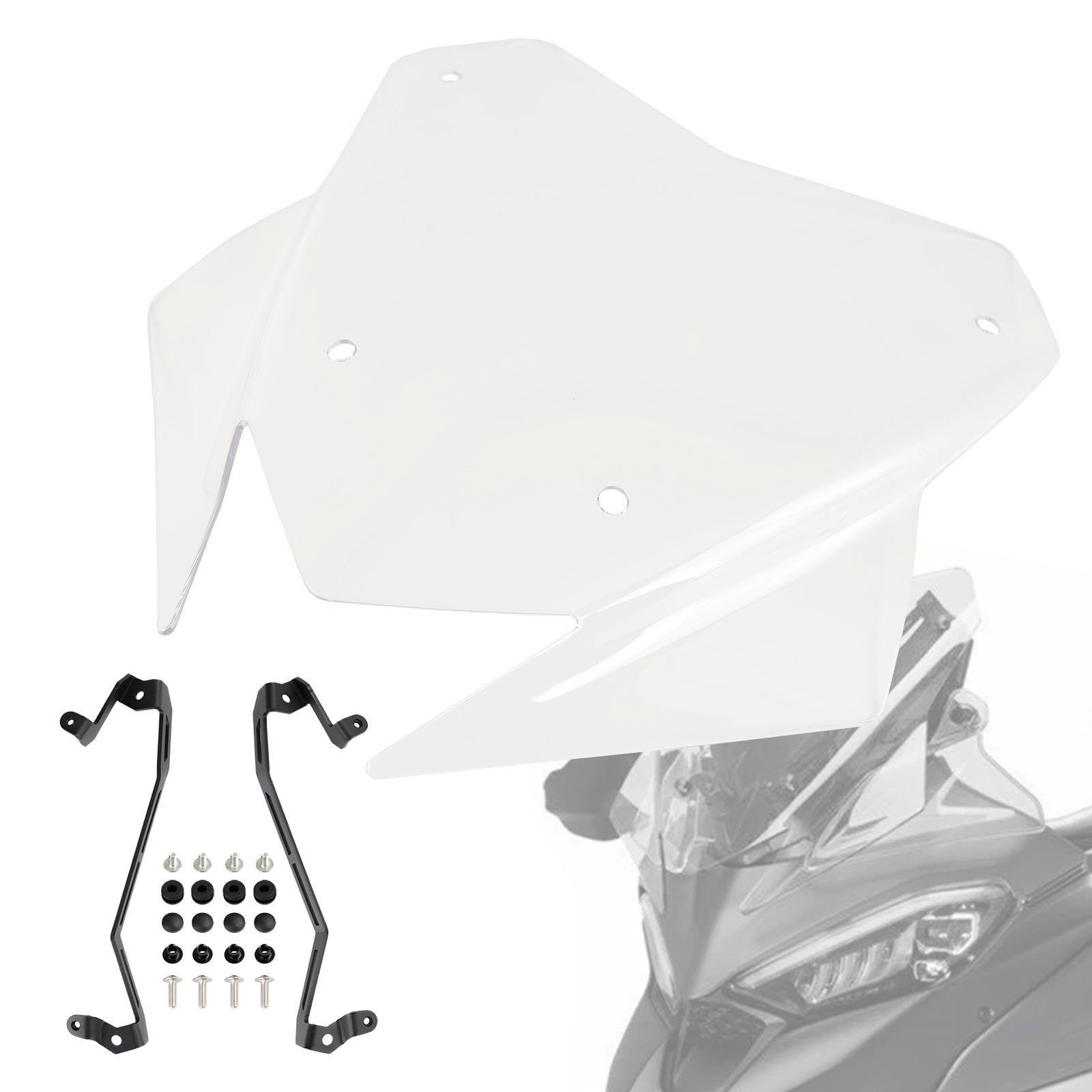 2021-2023 DUCATI MULTISTRADA V4/S/S SPORT Windshield WindScreen Generic