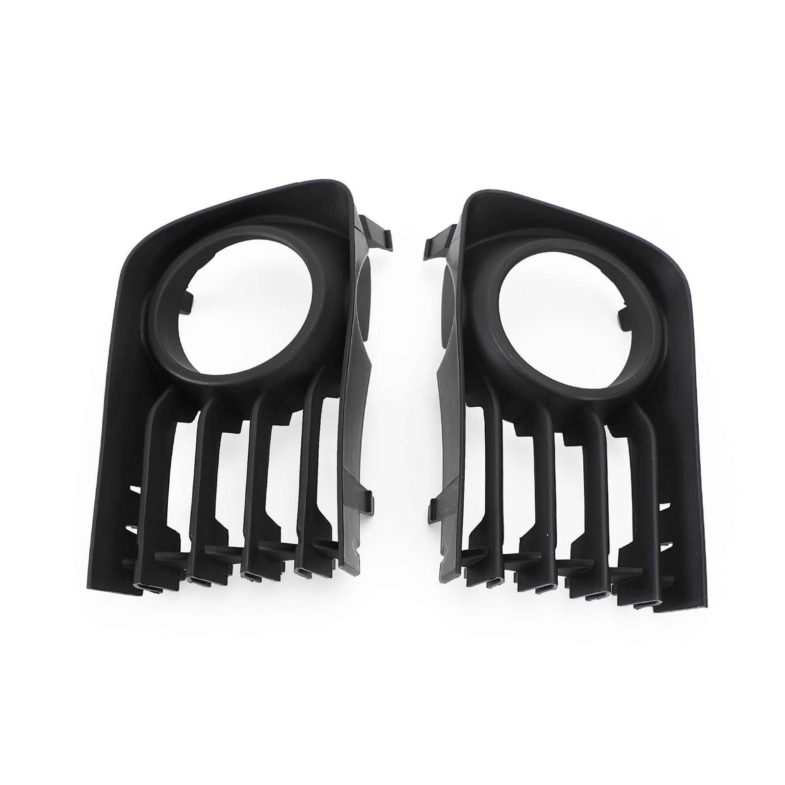 2004-2009 Toyota Prius (NHW20) 2pcs Bumper Fog Light Grille Grill Trim Cover 53113-47030 53112-47030 Black Generic