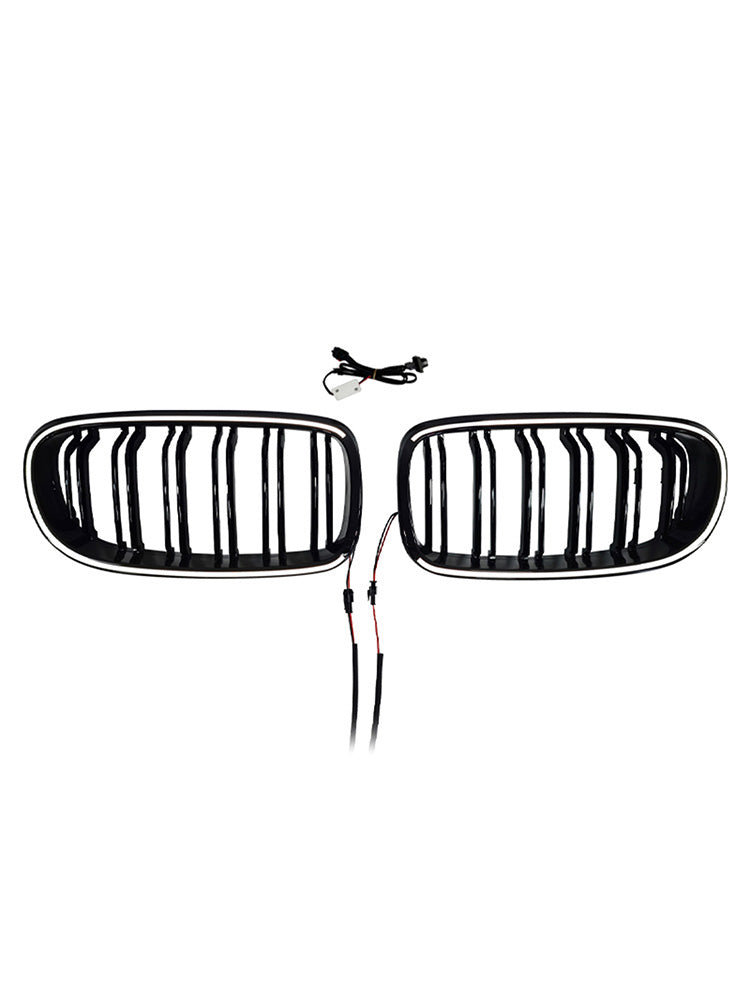 2009-2011 Fit BMW 3 Series E90/E91 LCI Double Rib Front Kidney Grill Grille