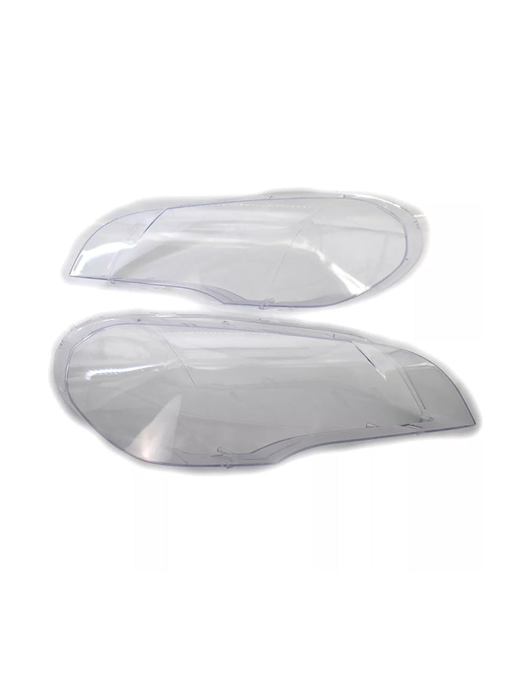 2007-2013 BMW X5 E70 2PCS Clear Headlight Lens Cover Headlamp Left+Right