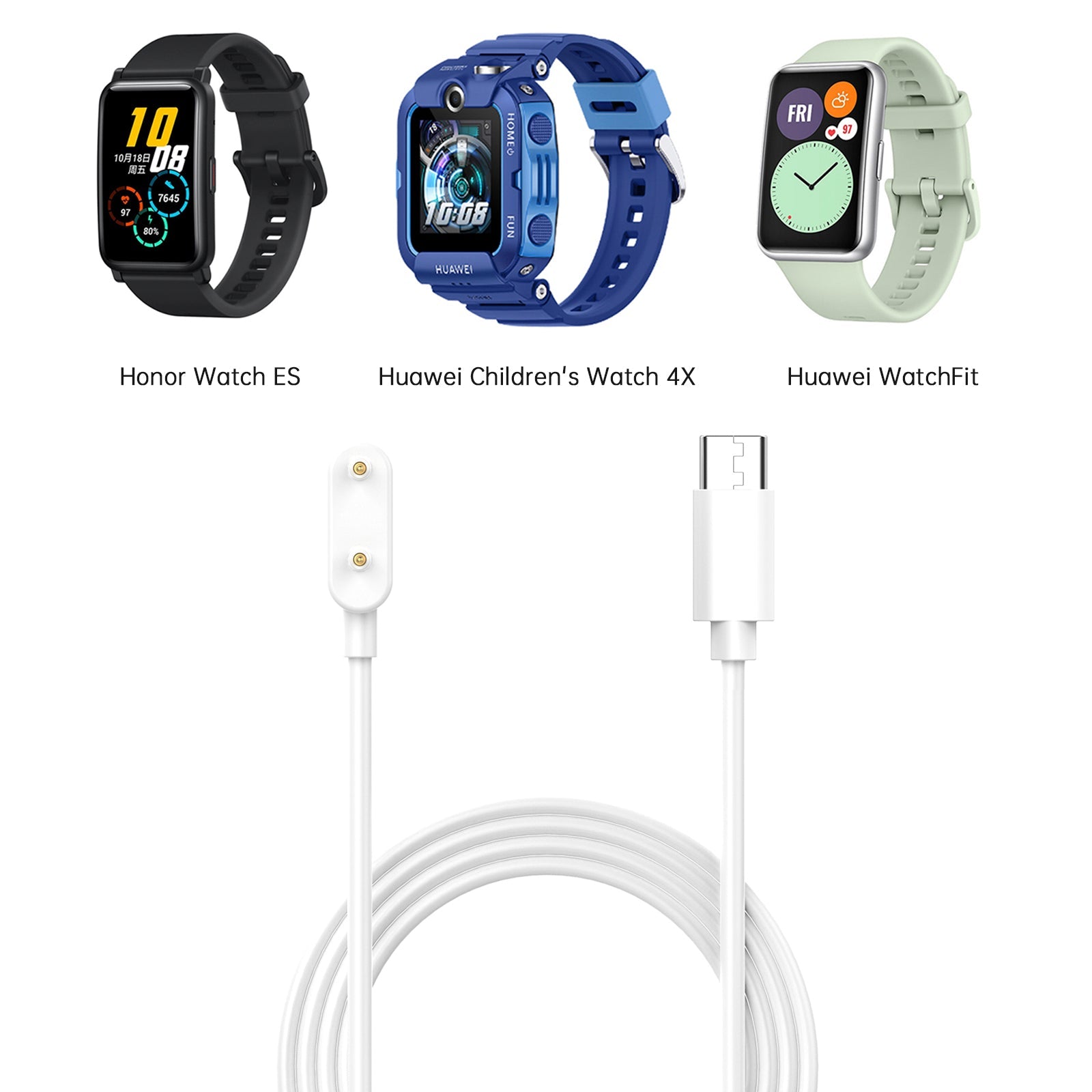 Portable Replacement Charging Cable For Watch Fit3/2/SE/mini Band 10/9/8