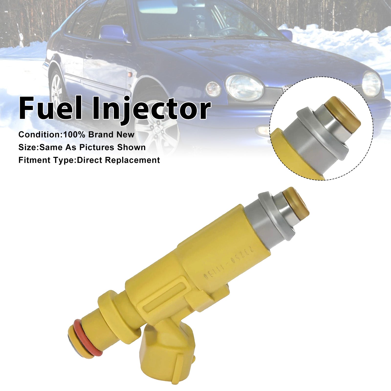 1Pcs Fuel Injector For Toyota Corolla 1.6L/1.8L 1995-2005 23250-11130