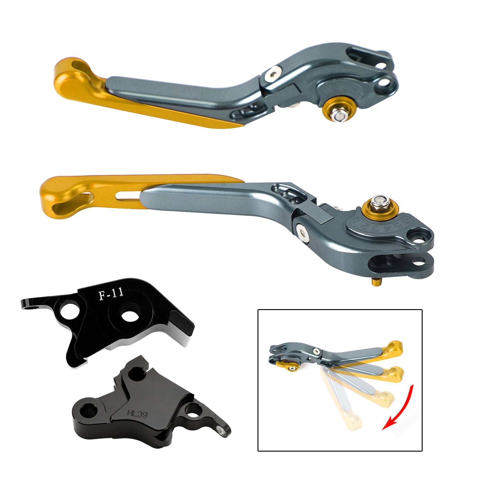 2021-2022 CFMOTO 700CL-X Sport Adjustable Clutch Brake Lever