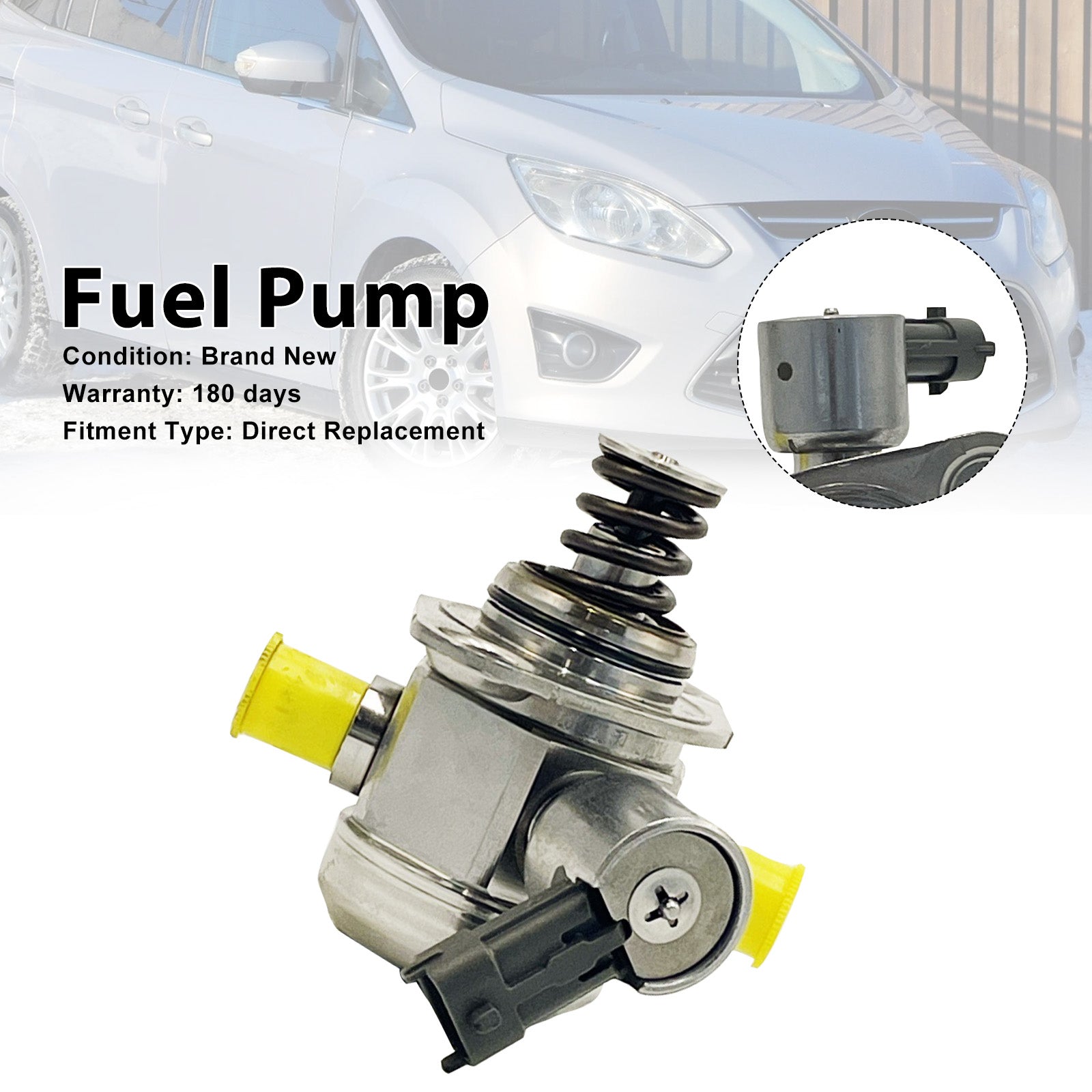 04/2016-04/2017 FORD FIESTA VI (CB1, CCN) 1.6L High Pressure Fuel Pump BM5G9D376BB 1752534 0261520139