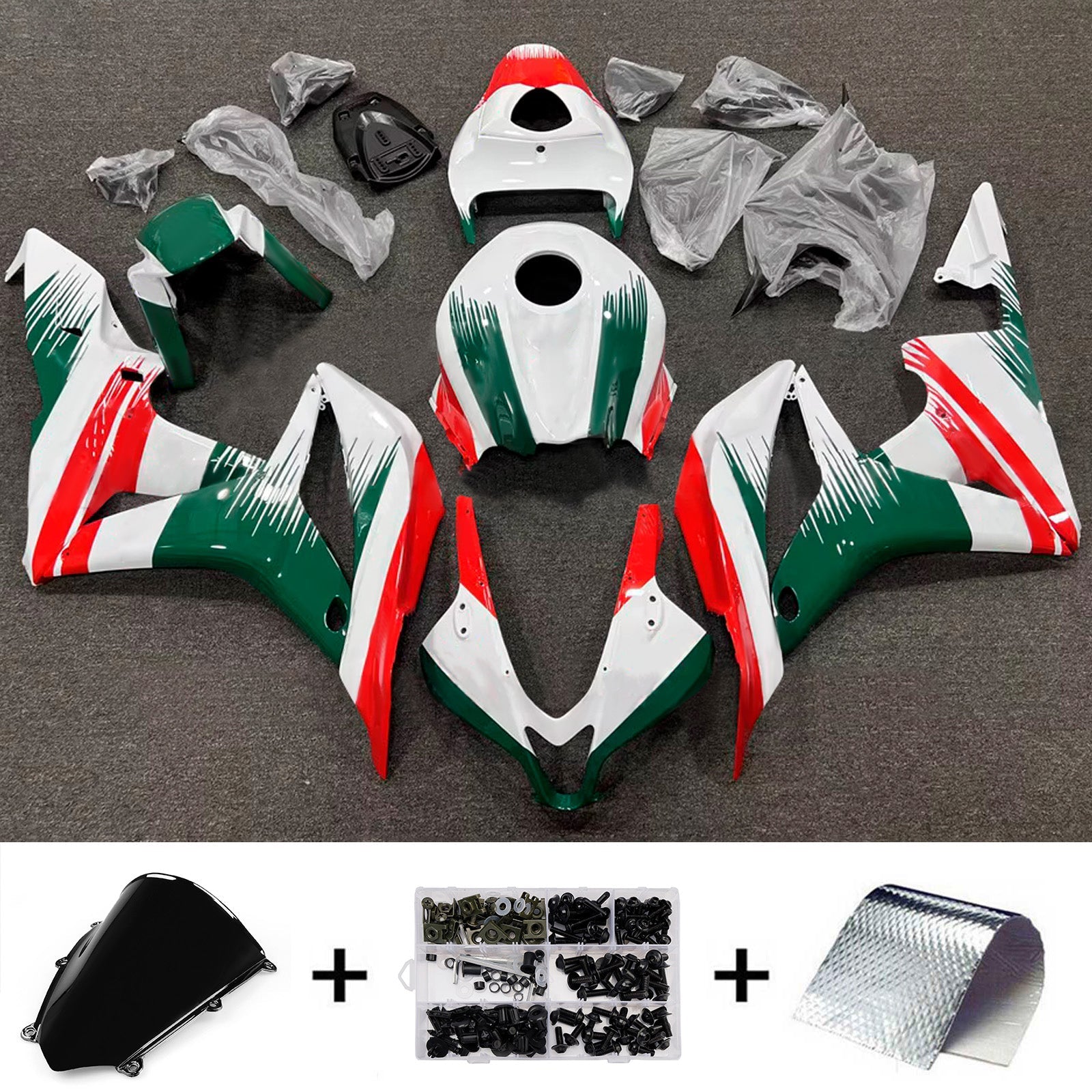 Injection Fairing Kit Bodywork Plastic ABS For Honda CBR600RR 2007-2008 F5