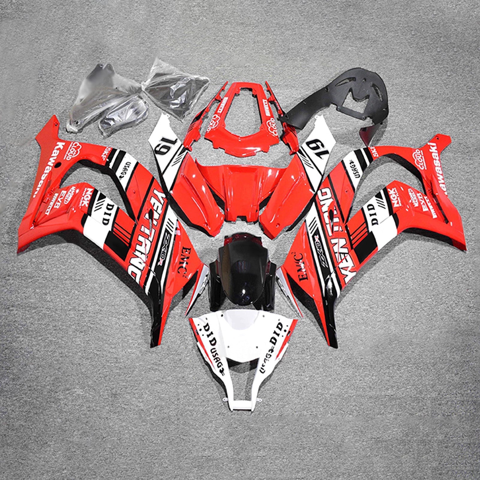 Injection Fairing Kit Bodywork Plastic ABS fit For Kawasaki ZX10R 2011-2015