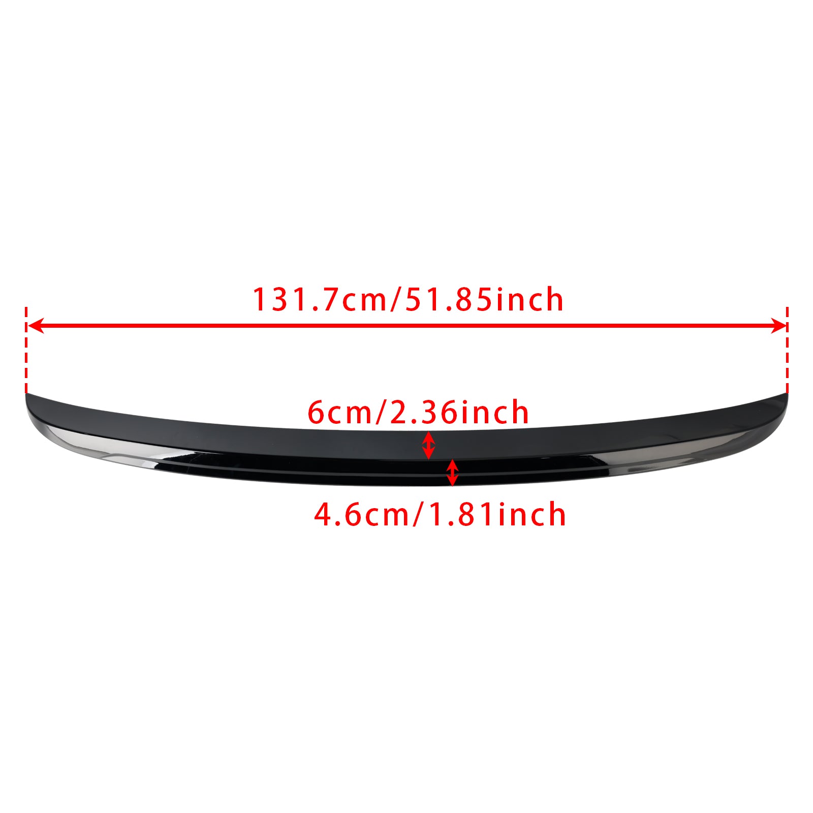 2003-2010 BMW 5 Series E60 M5 M5 Style Gloss Black Rear Boot Spoiler