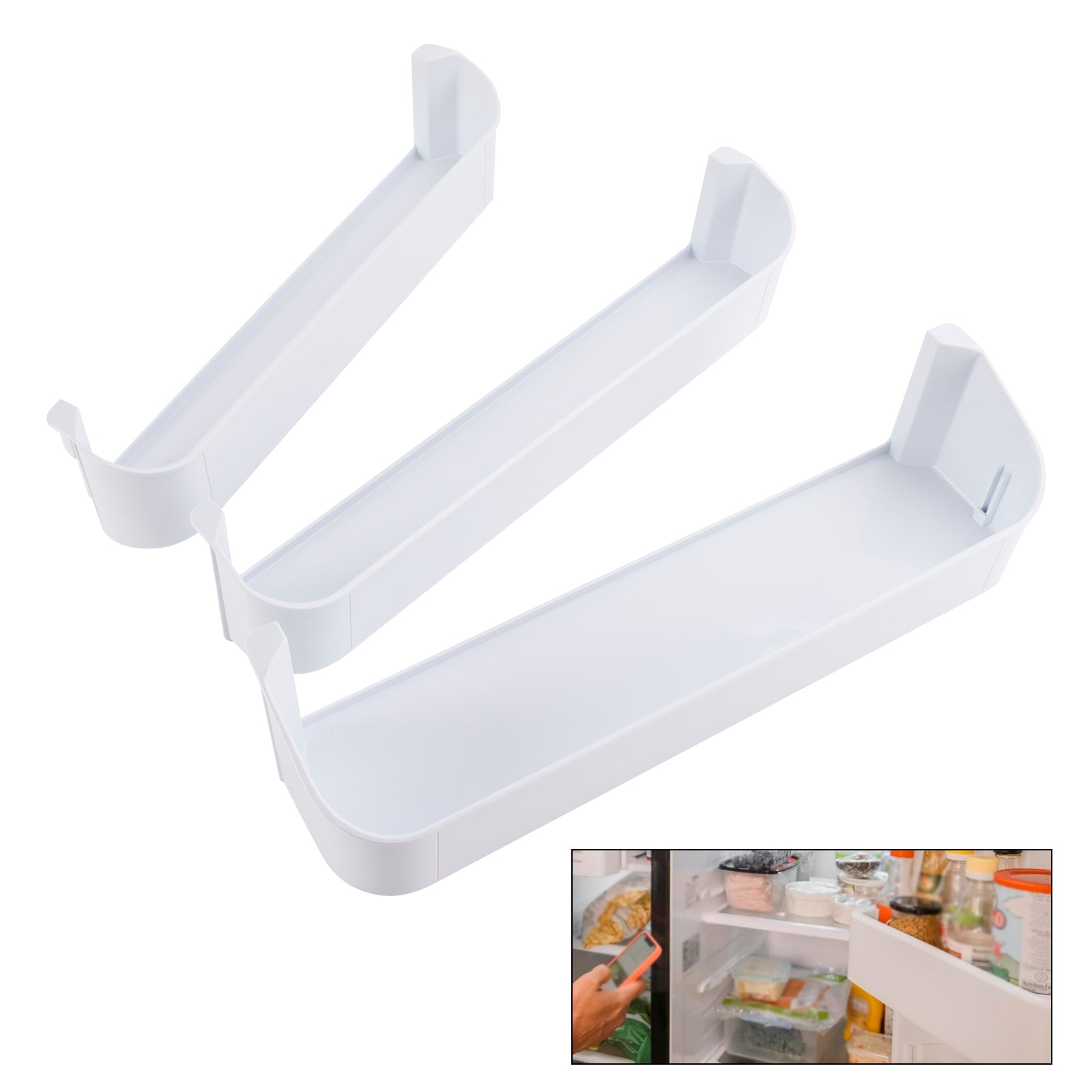 Replacement Refrigerator Door Shelf Kit for Dometic Refrigerator Freezer/Upper/Bottom Door Shelf 29325760166