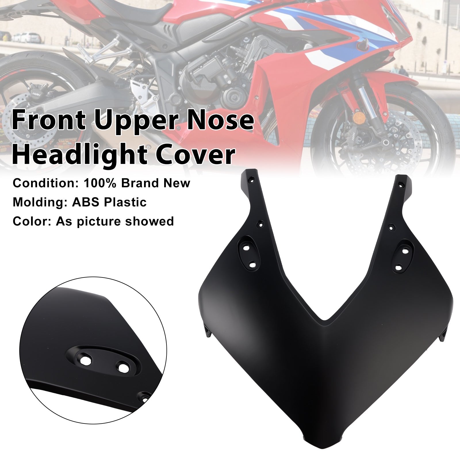 2024-2025 Honda CBR650R Front Nose Headlight Panel Cover Fairing