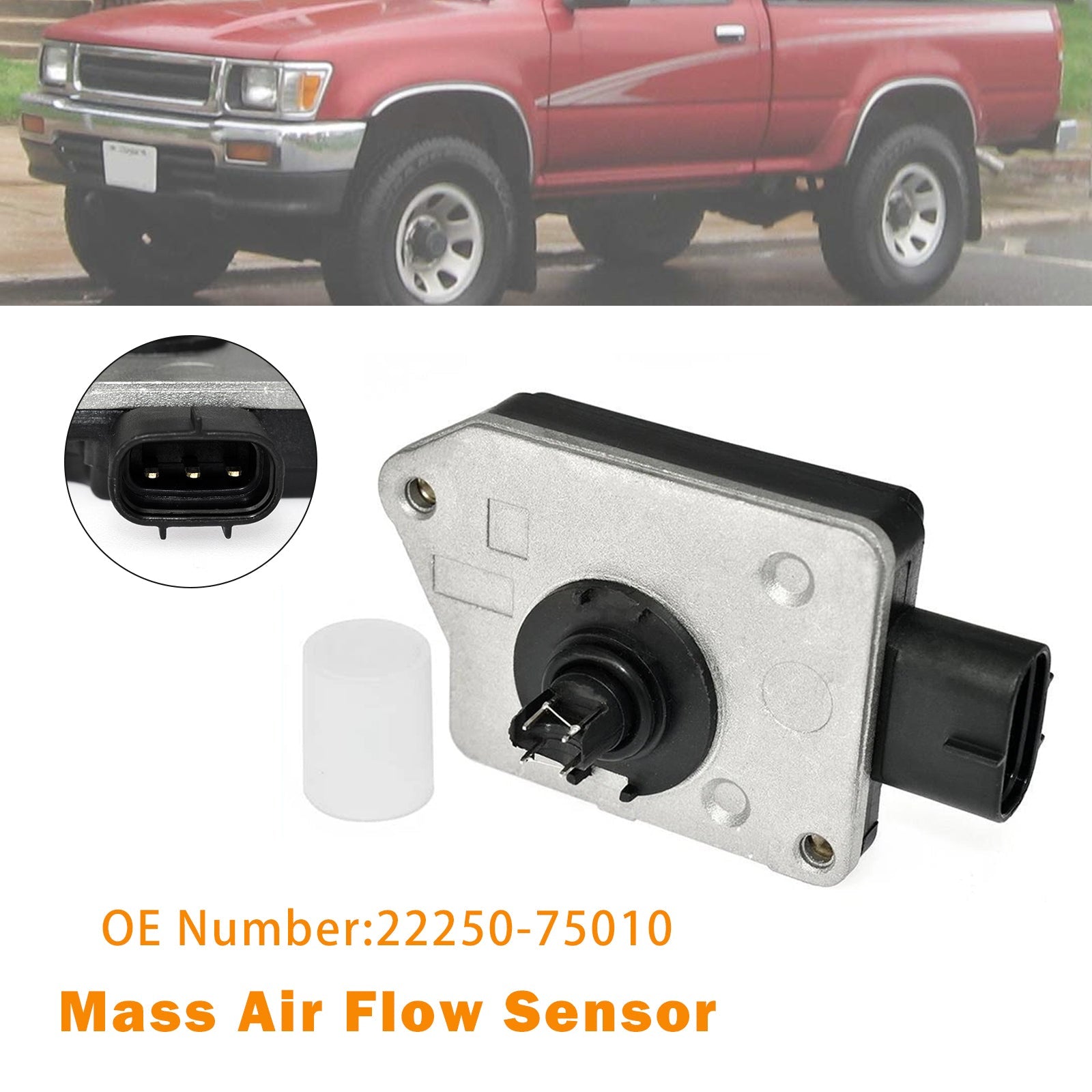 Mass Air Flow Sensor 22250-75010 For Toyota 4Runner T100 Tacoma 1994-1997