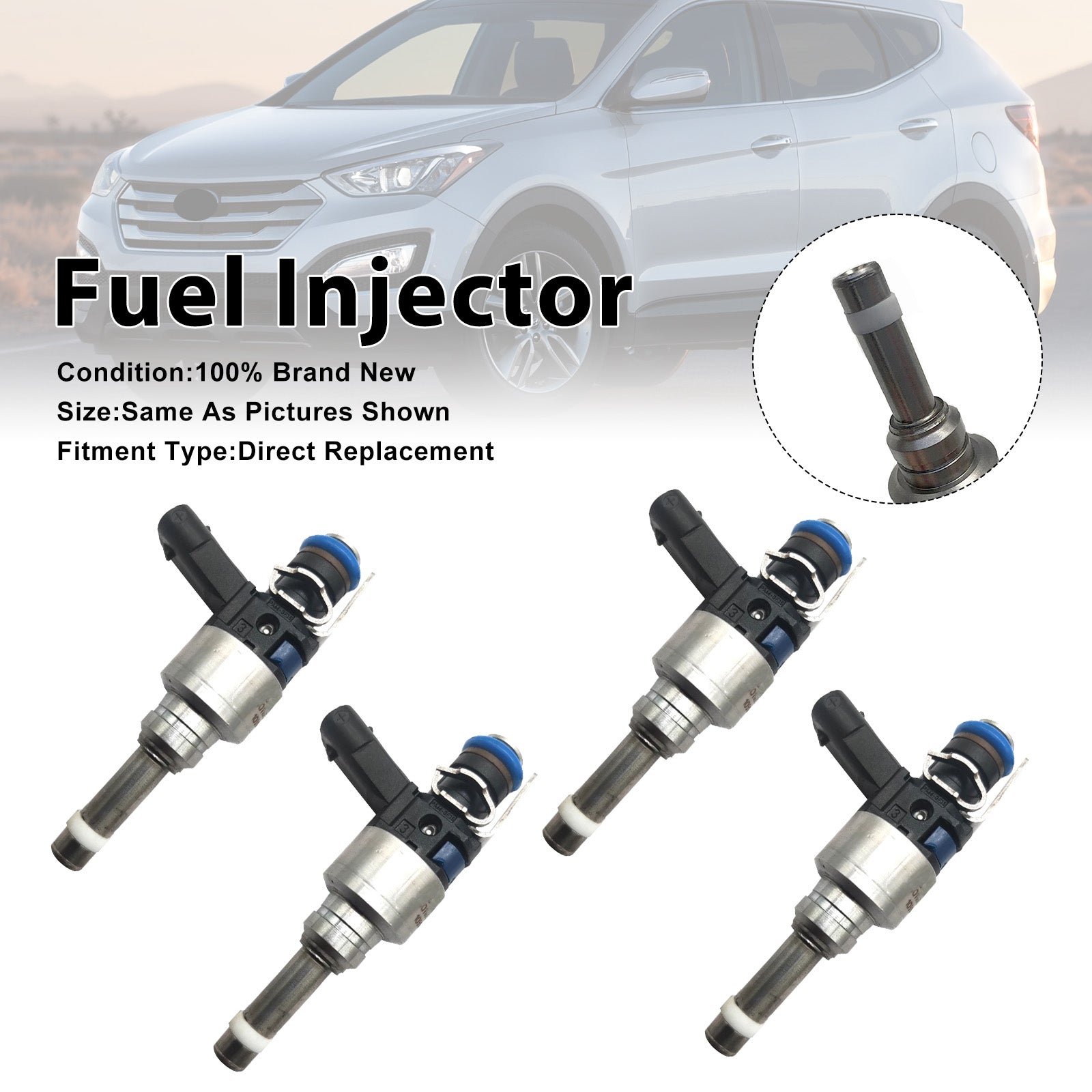 2013-2016 For Hyundai Santa Fe Sport 4PCS Fuel Injector 35310-2G720