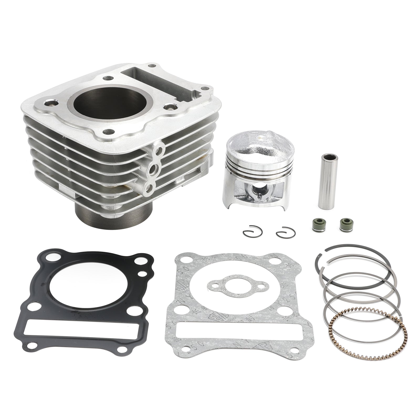 2003-2019 Suzuki DR-Z125 Stock Bore Cylinder Piston Top End Rebuild Kit 11210-44A11-0F0 11241-05311