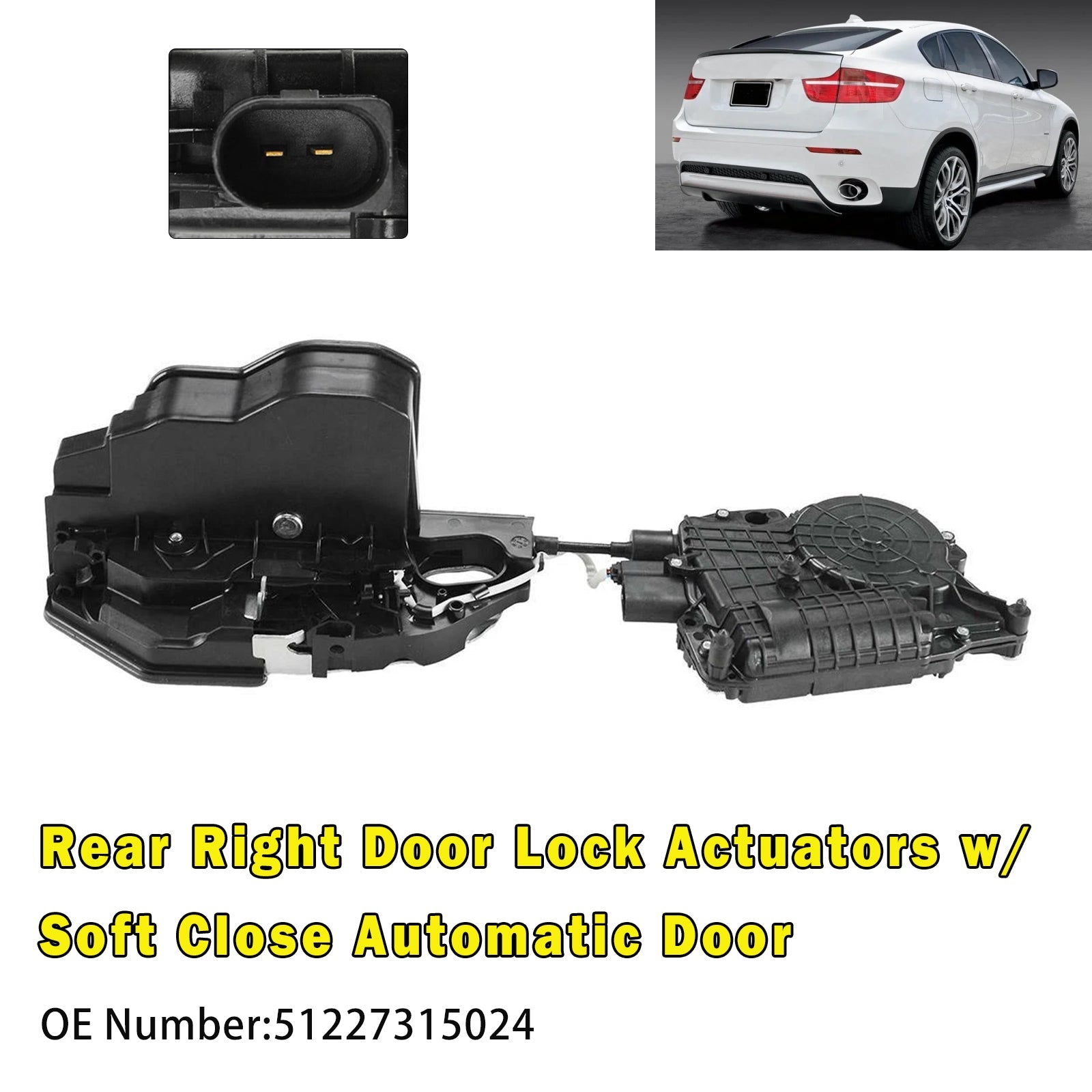 Rear Right Door Lock Actuators 51217315024 for BMW X5 E70 07-12 X6 E71 08-14