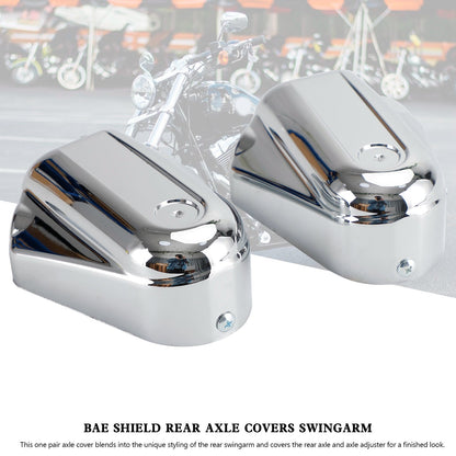 08-20 Softail FLS FLSTN Bar Shield Rear Axle Covers Swingarm