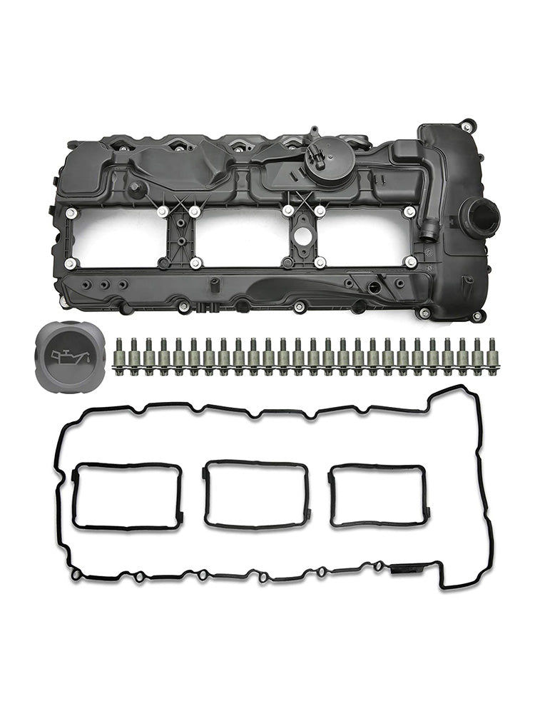 2012-2015 BMW F01 740i/Li 3.0T Valve Cover w/ Gasket+Cap 11127570292