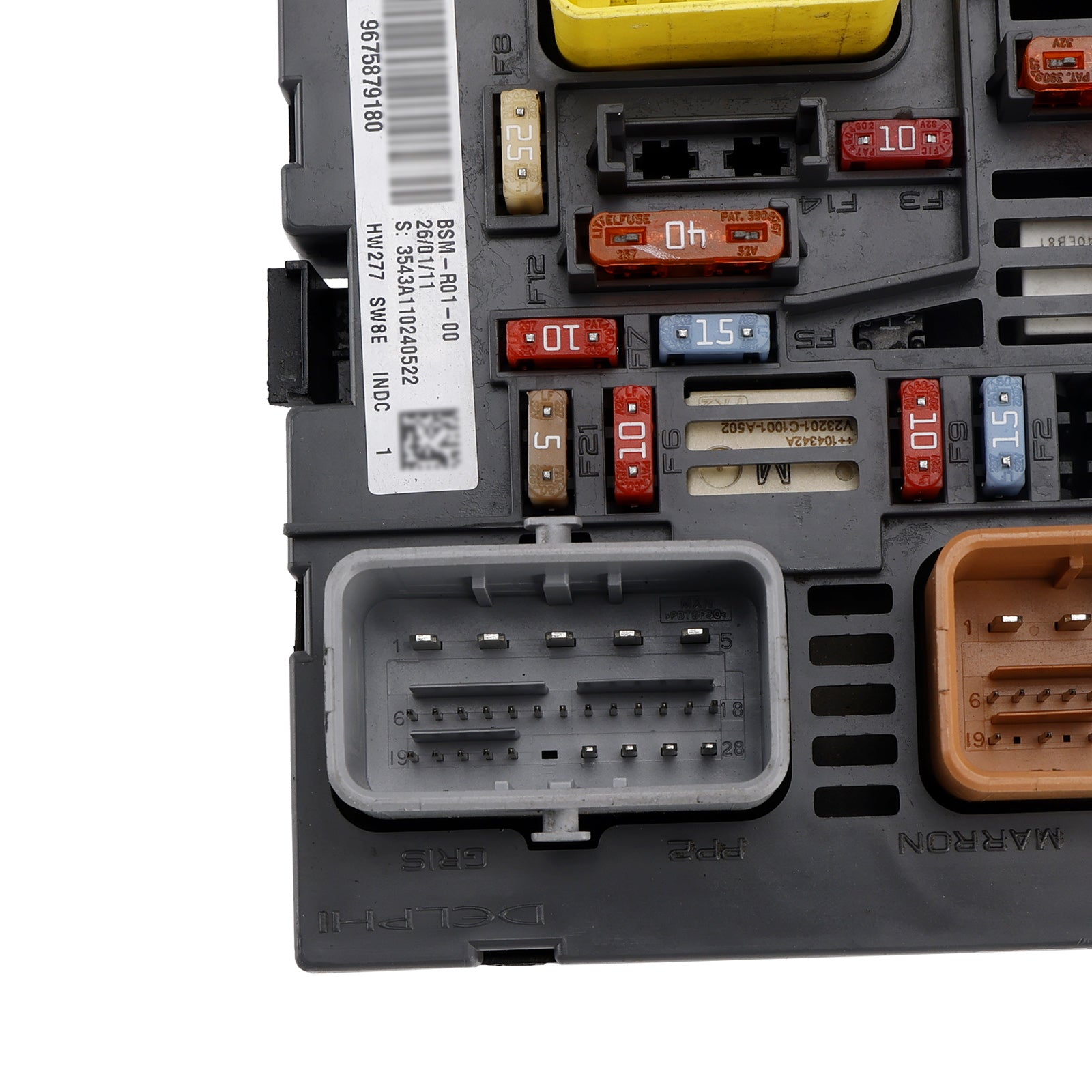 2008-2019 Citroen Berlingo 9675879180 Engine Fuse Box BSM