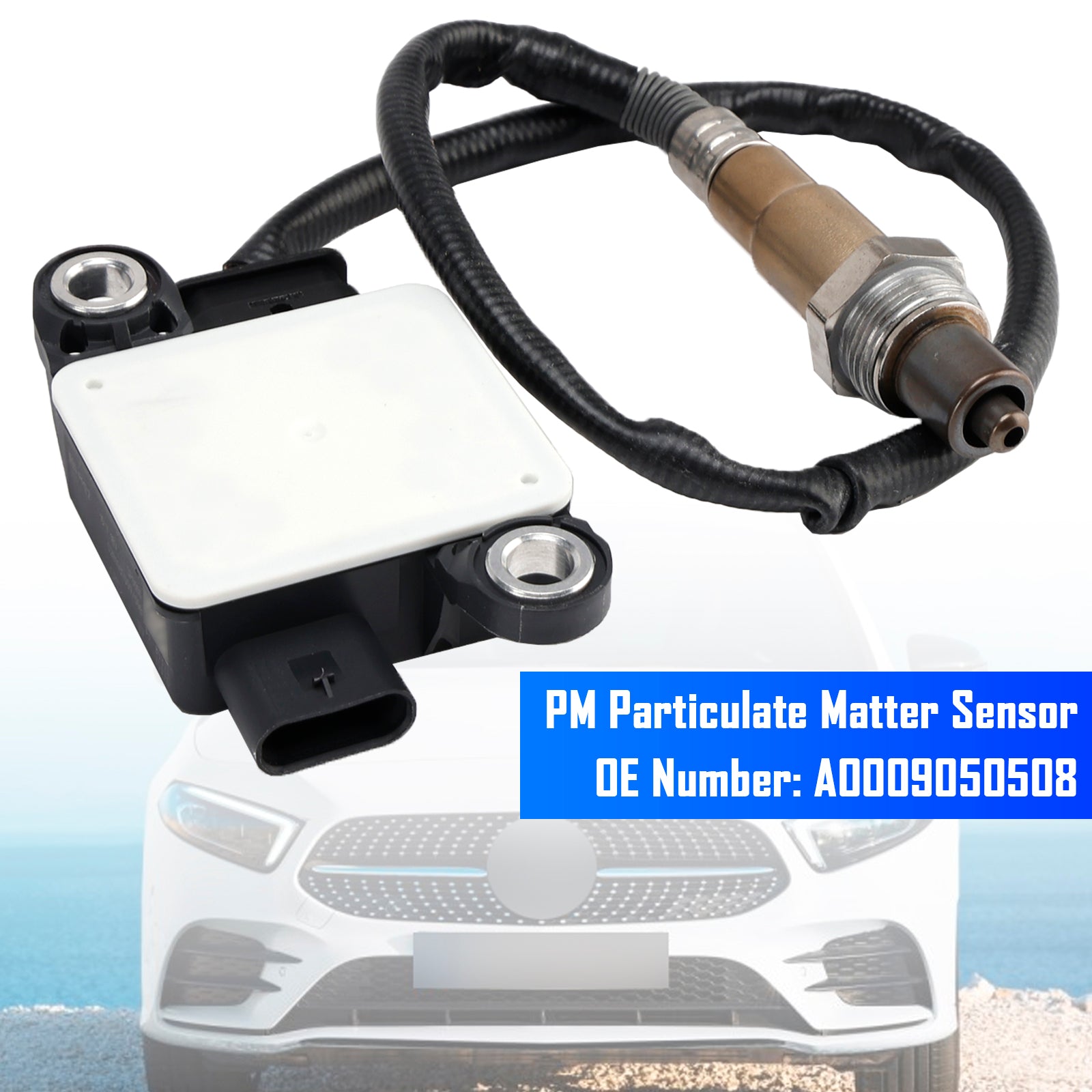 06/2019-on Mercedes-Benz CLA Shooting Brake (X118) CLA 180 d (118.603) Estate Diesel PM Particulate Matter Sensor A0009050508