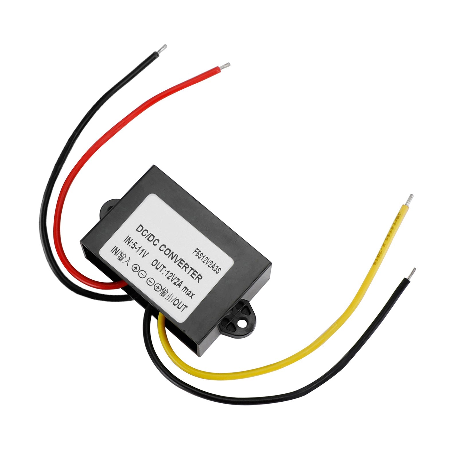Waterproof DC-DC Boost Step-Up Converter 2A 6V To 12V Car Power Supply Module