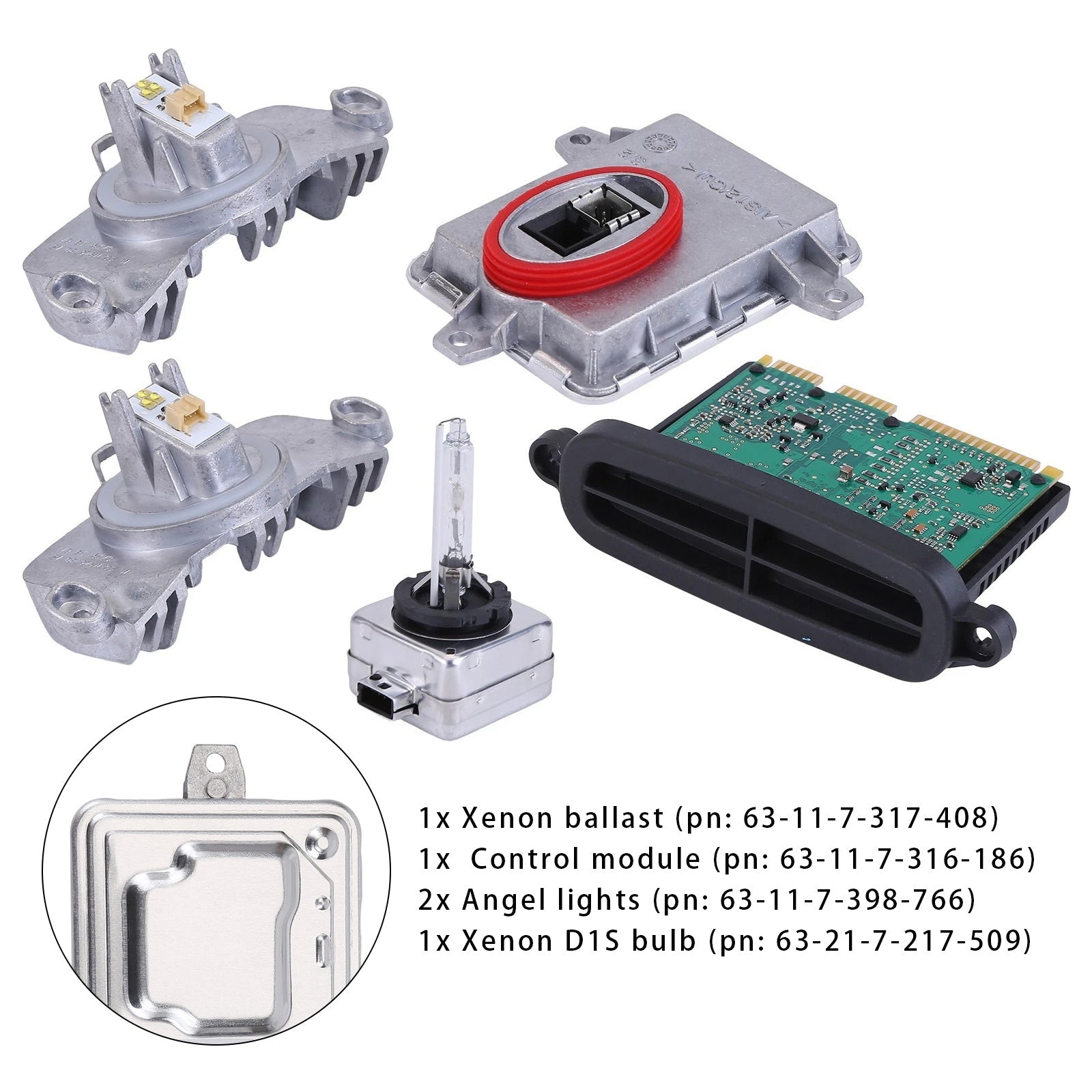 Adaptive Xenon Ballast Control Module Kit For BMW 3 Series 320i 318d 335i 2011-2015