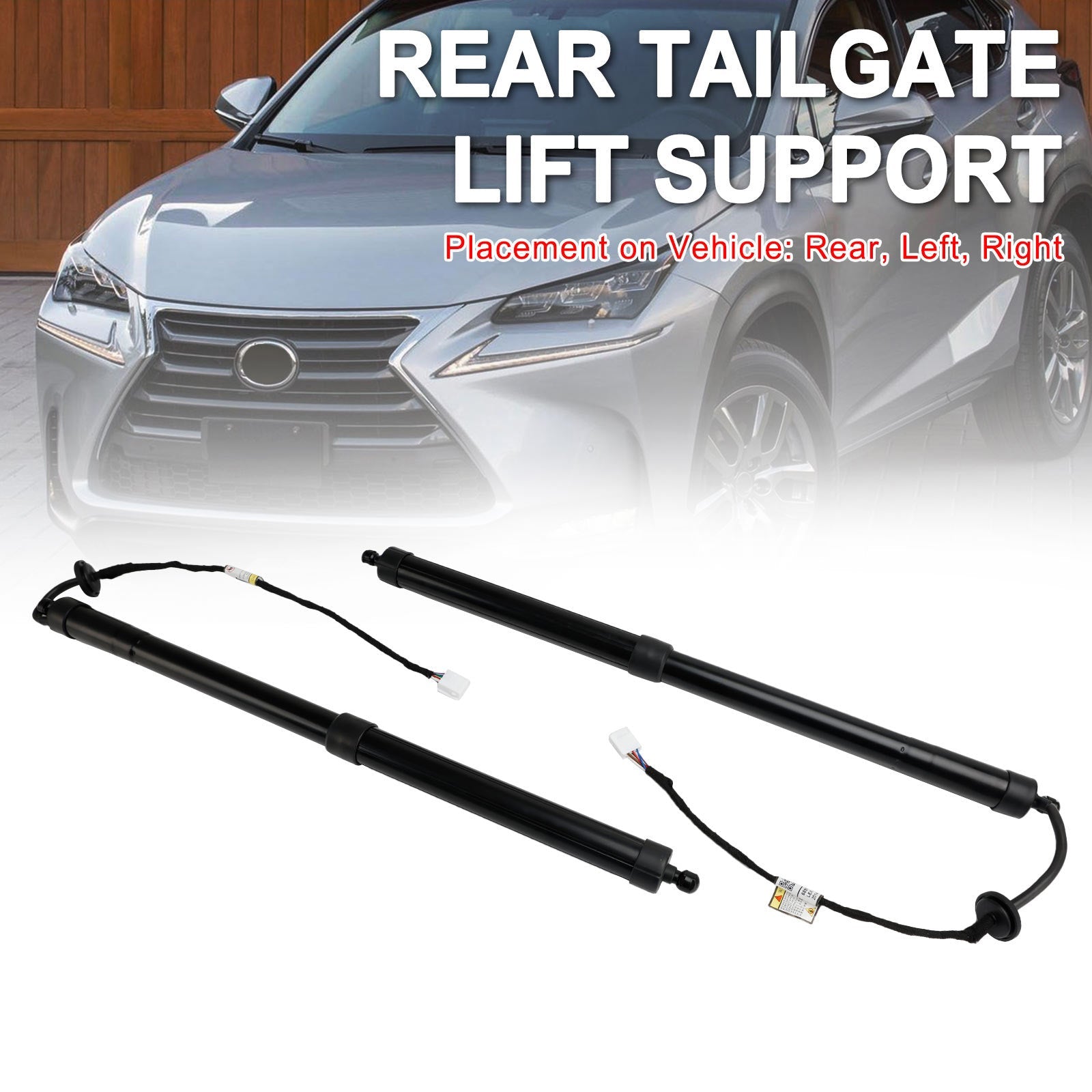 2015-2017 Lexus NX 200t Base 2PCS Rear Electric Tailgate Struts 6892079016 6892079005