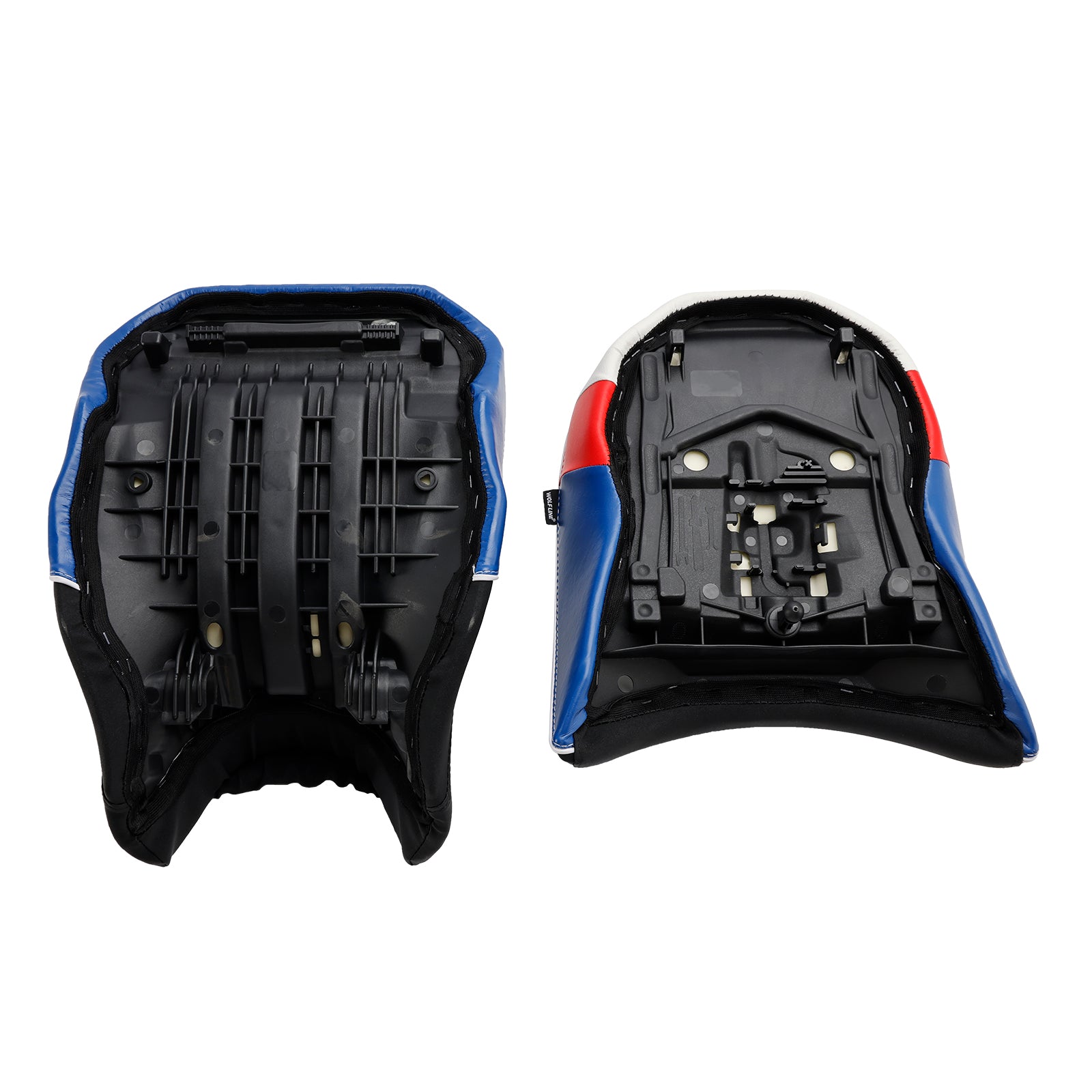 Complete Cushion Rider Passenger Seat Fits Blue For Bmw R1200Gs 14-18 R1250Gs