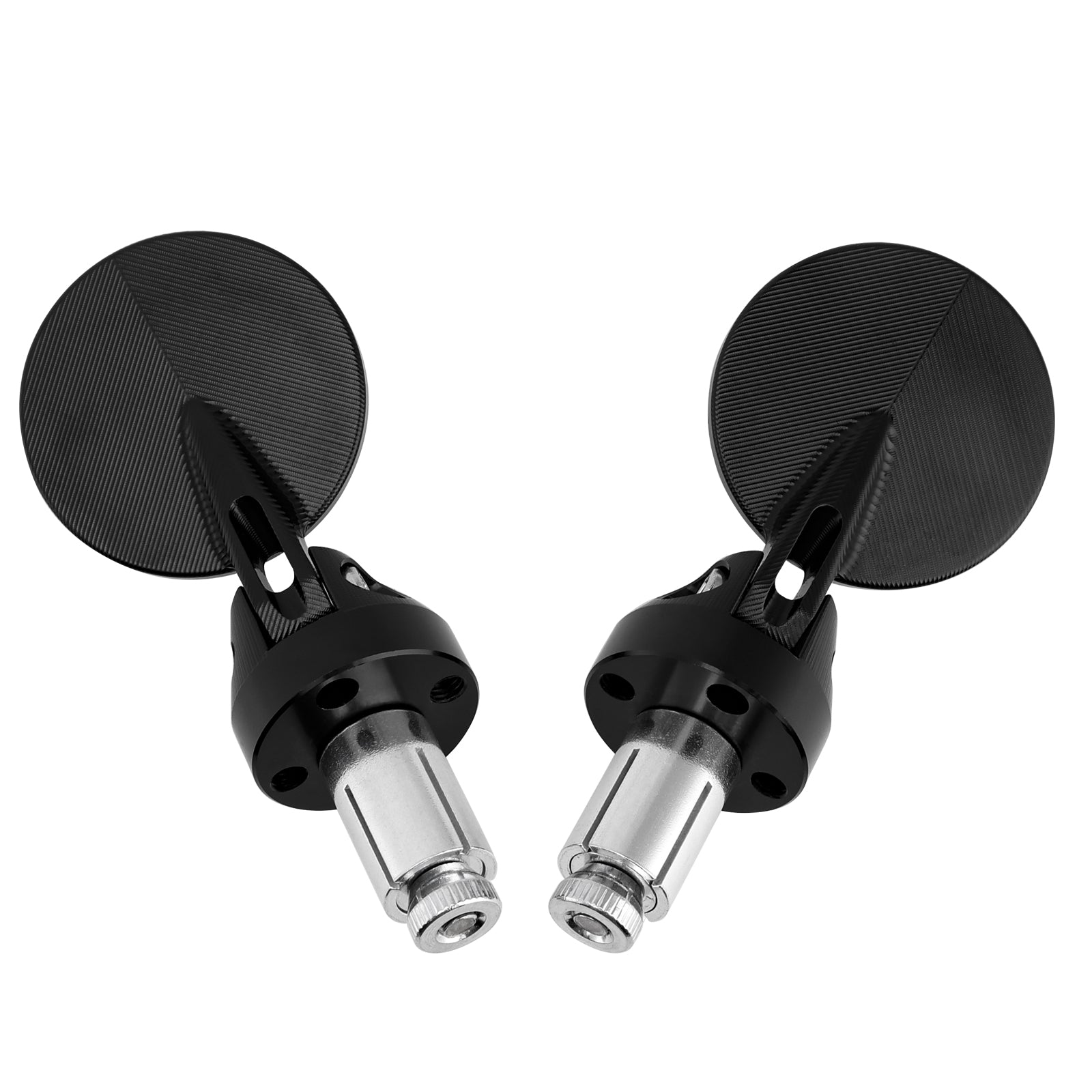 CNC ?50mm Mini Handlebar End Mirror Set For Vespa Sprint Primavera 50 125 150