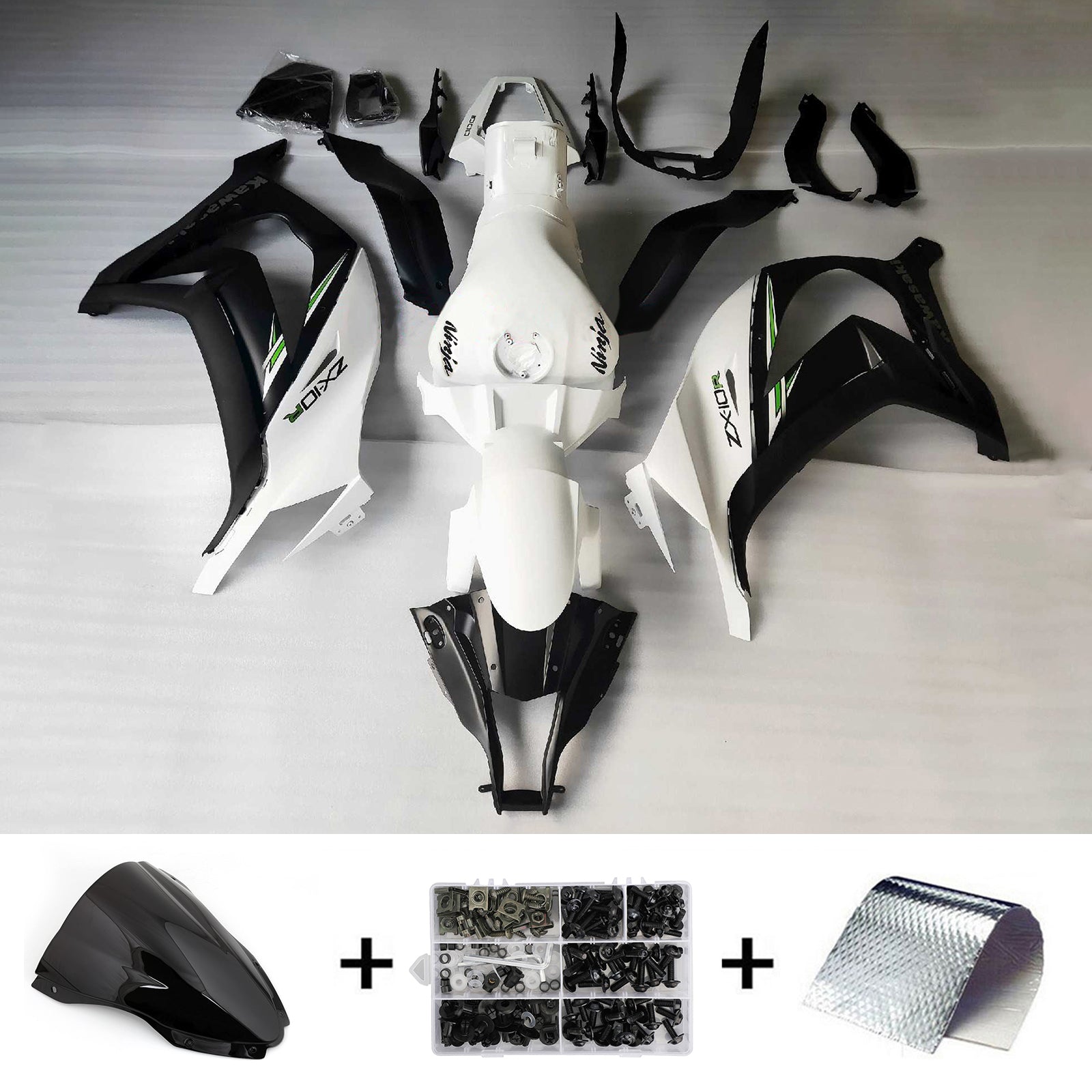 2016-2020 Kawasaki ZX10R Injection Fairing Kit Bodywork Plastic ABS#146