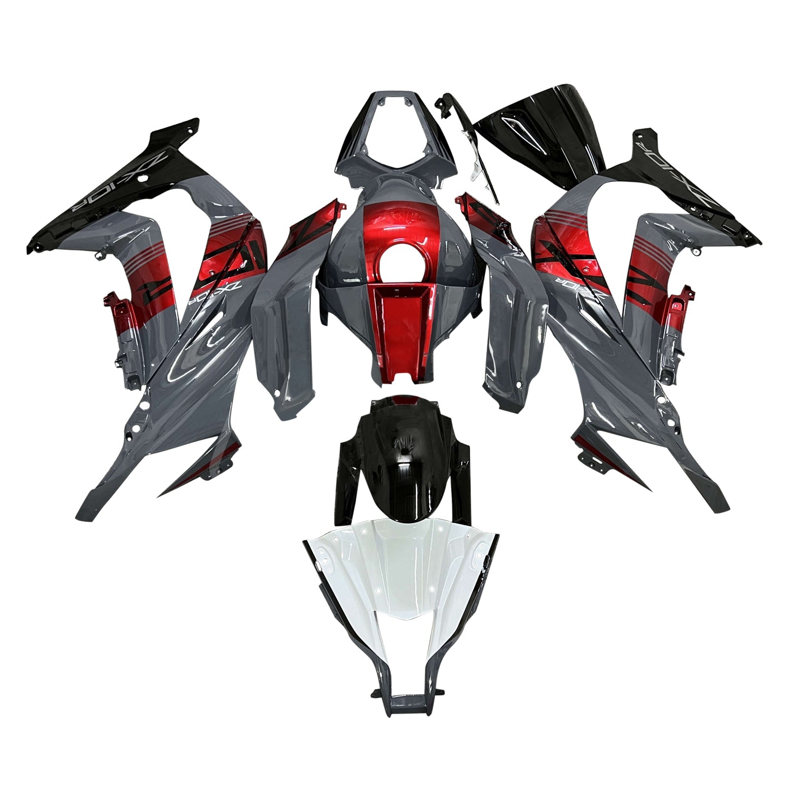 Injection Fairing Kit Bodywork Plastic ABS fit For Kawasaki ZX10R 2011-2015