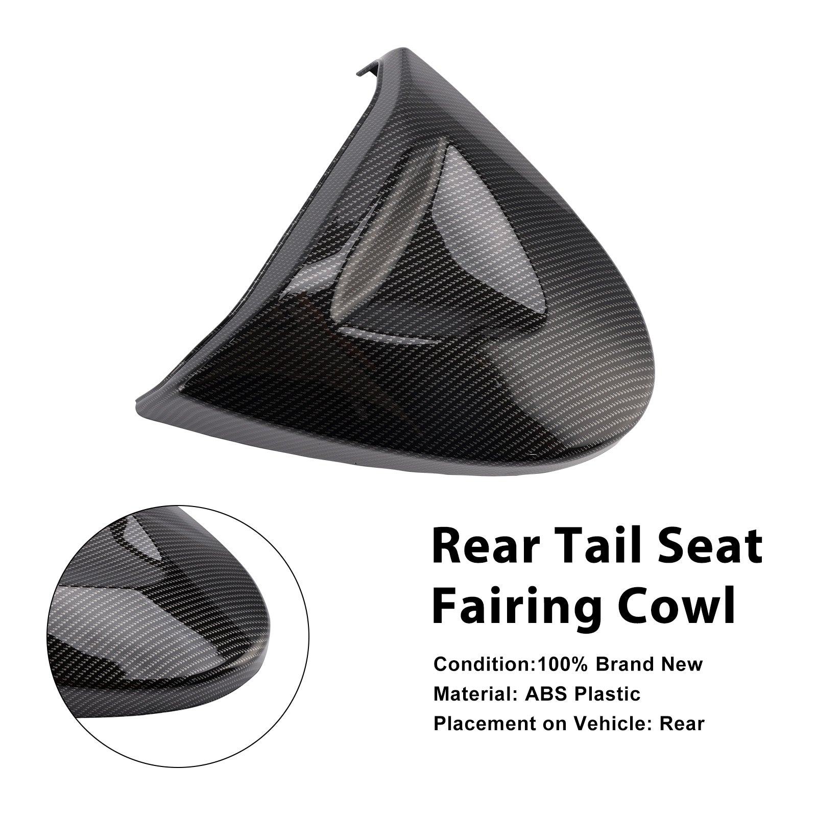 Rear Tail Seat Fairing Cowl Cover For Trident 660 2022-2025