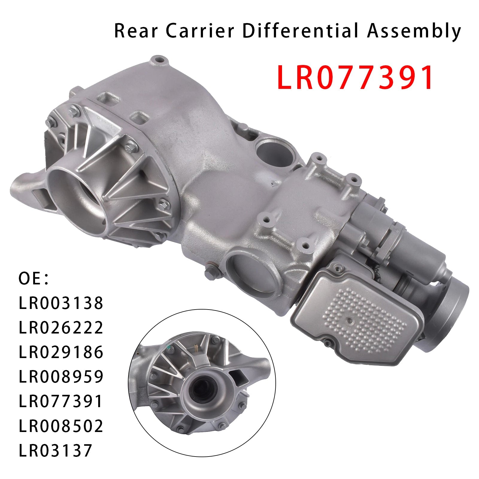 LR008959 For 2009-2015 Land Rover LR2 Range Rover Rear Carrier Differential