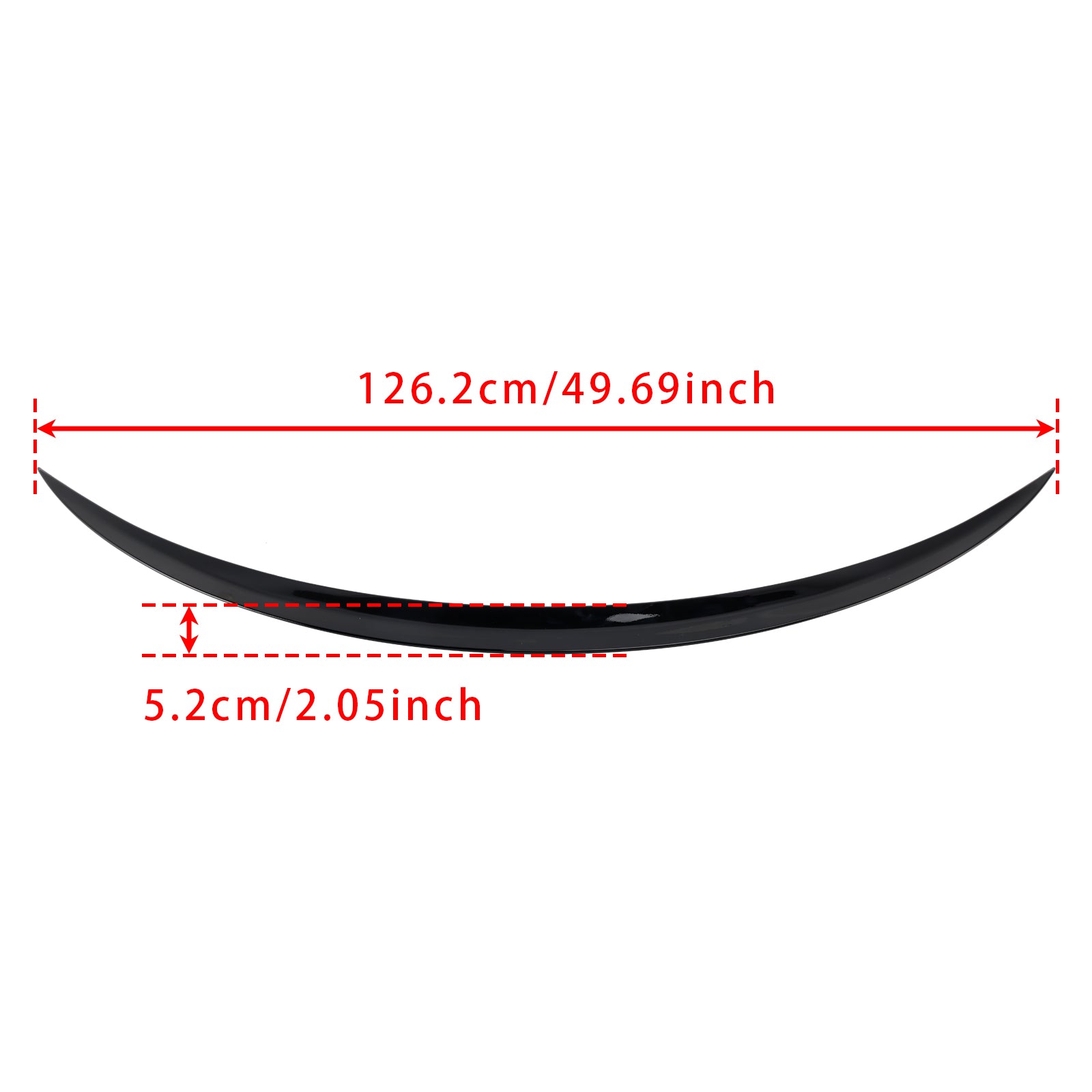 Gloss Black Rear Spoiler For Mercedes-Benz E-Class C238 W213 Coupe 16+ E63 Style