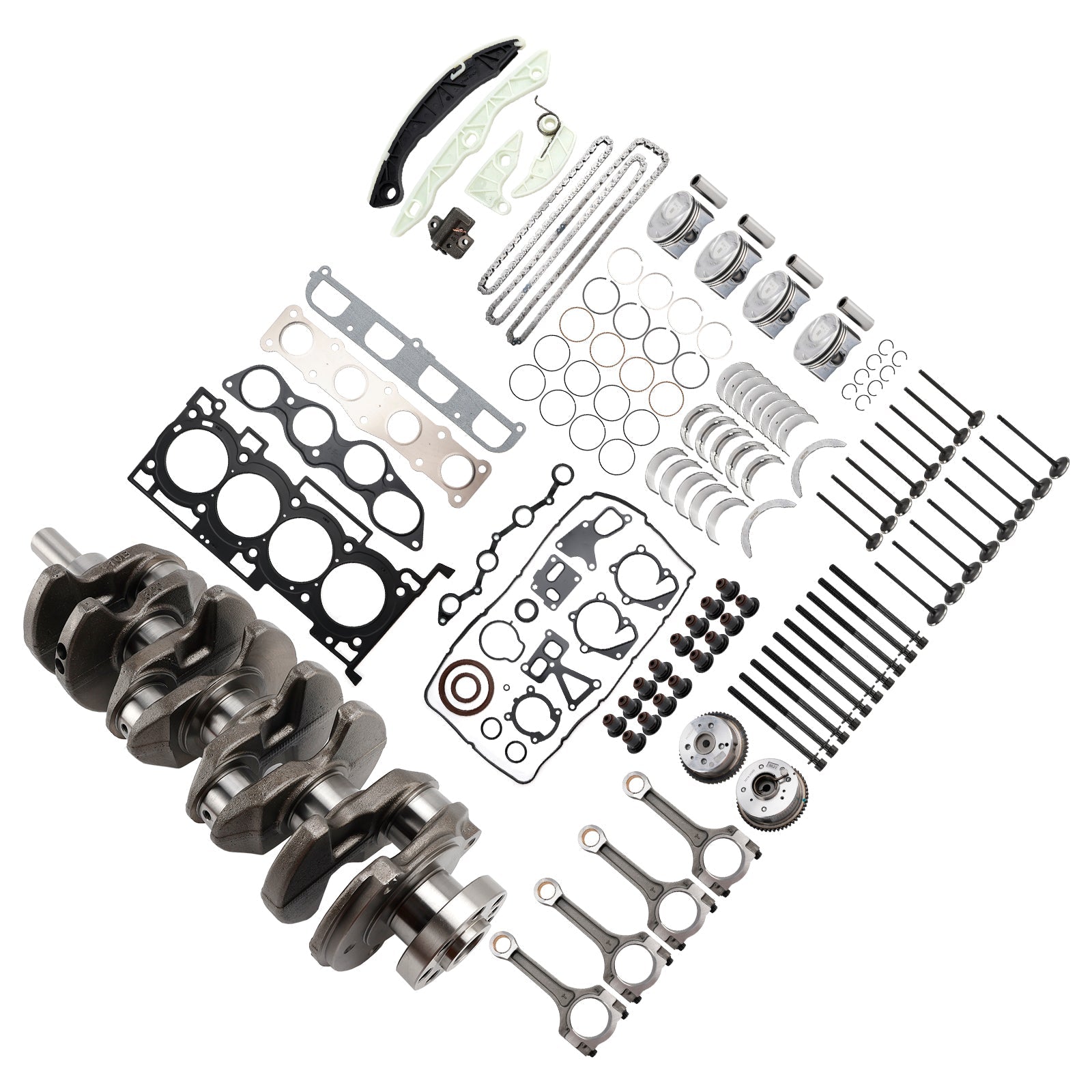 2011-2016 Hyundai Sonata G4KF 2.0T Engine Rebuild Kit Crankshaft Con Rods Timing 231112G430 234102G400