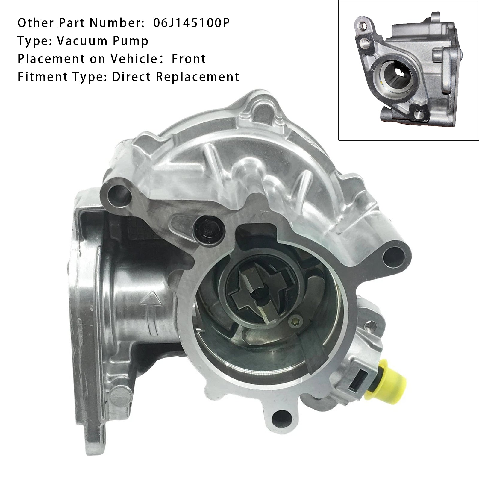 2008/11-2012/09 AUDI Q5 (8RB) 2.0 TFSI quattro 1984 155 211 Vacuum Pump 06J145100P