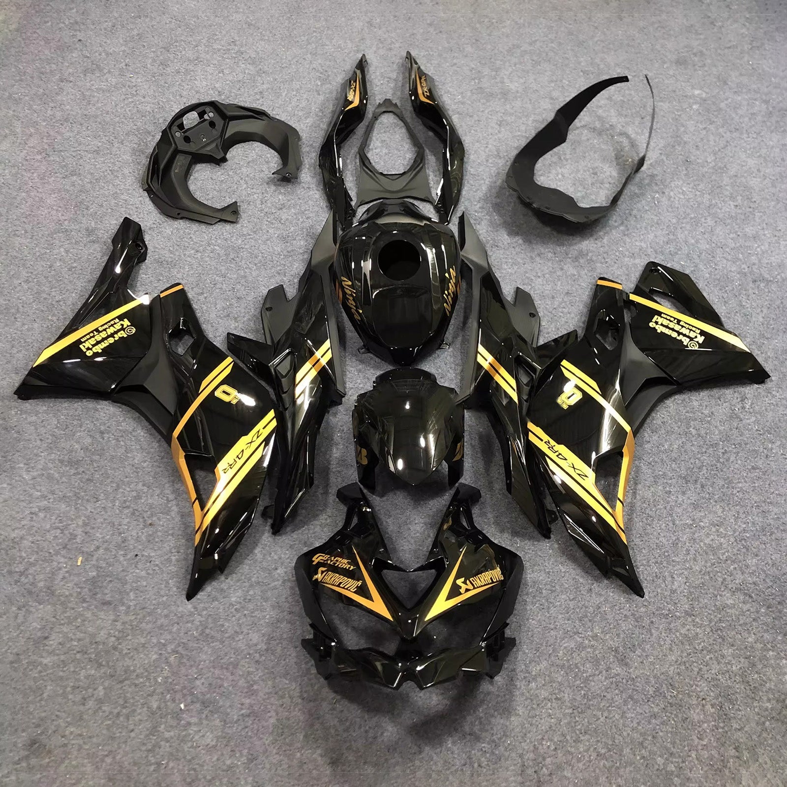 Injection Fairing Kit fit For Kawasaki Ninja ZX-25R ZX-4R ZX-4RR 2019-2025