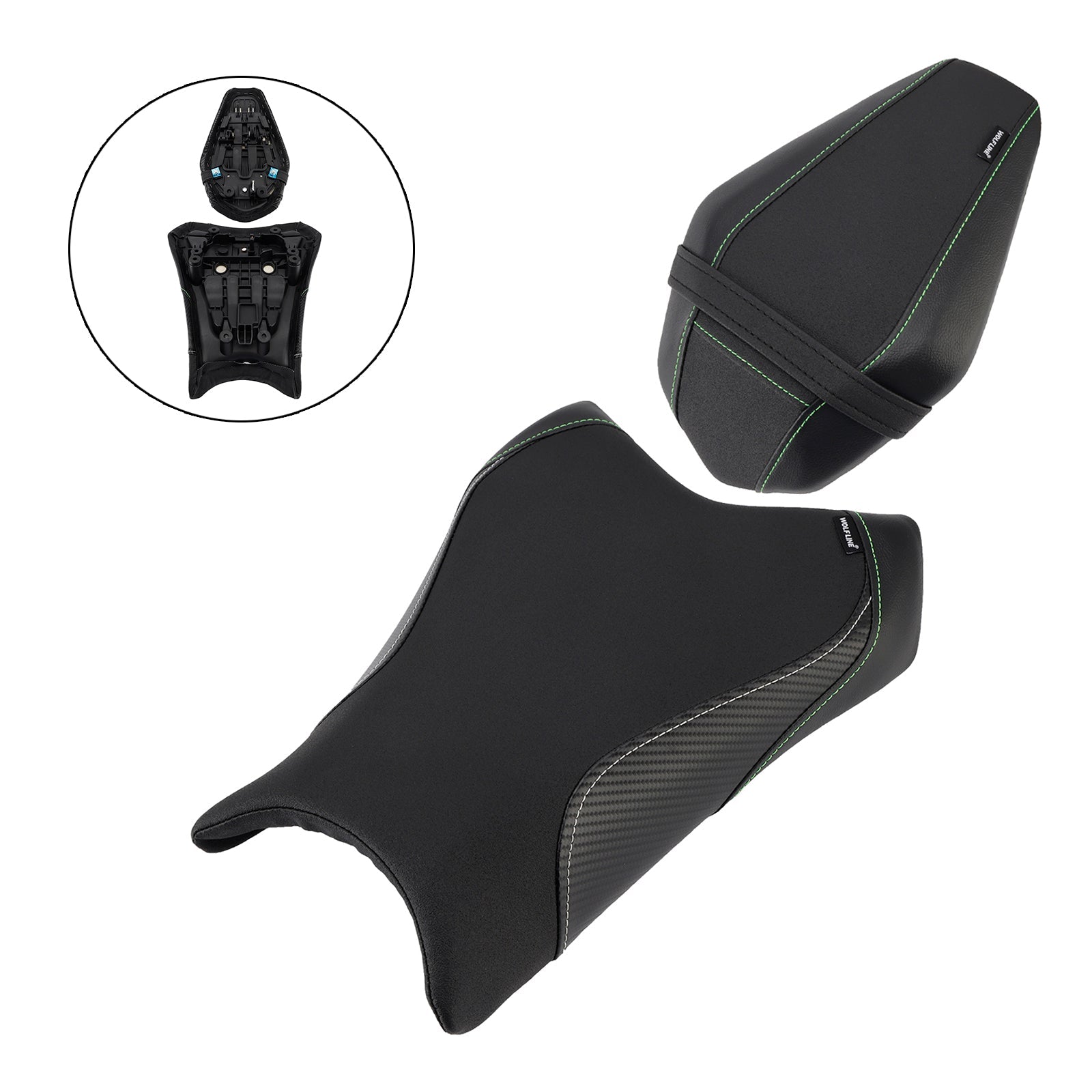 2024-2025 For Bmw R1300Gs R 1300 Gs Lower Front W/ Rear Seat Driver Pillion Black2