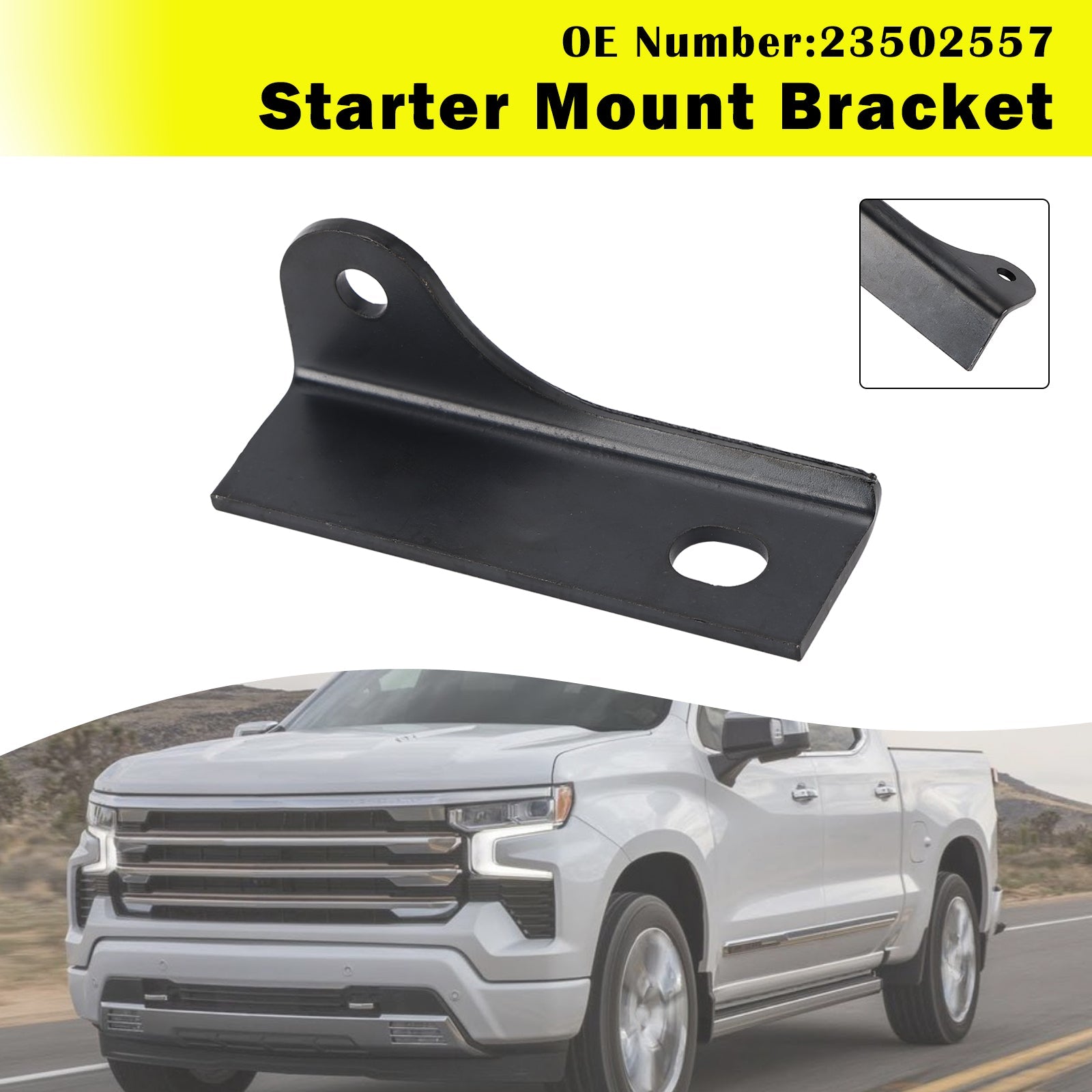 Starter Mount Bracket Bolt On Brace 23502557 For GM 6.2L Diesel 6.5L