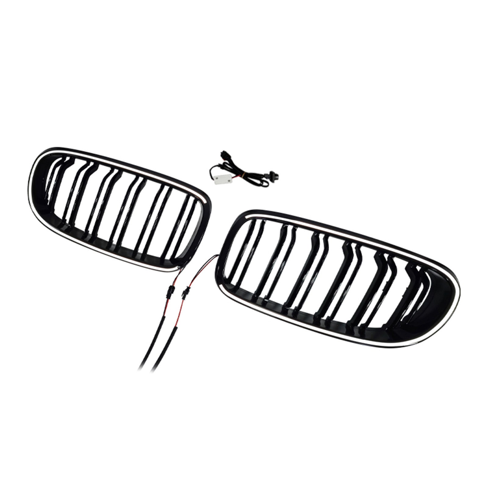 2009-2011 Fit BMW 3 Series E90/E91 LCI Double Rib Front Kidney Grill Grille