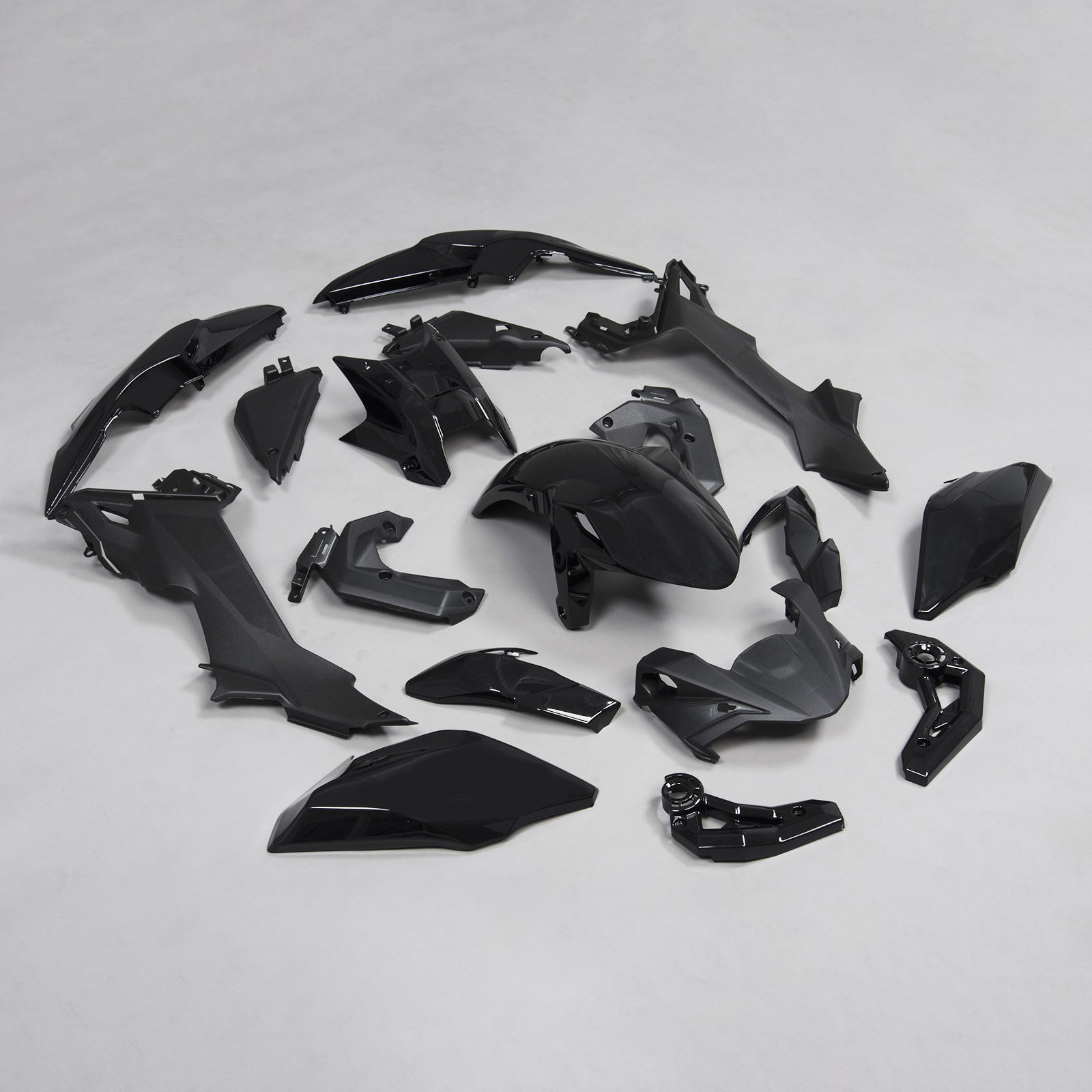 2017-2019 Kawasaki Z650 Black Amotopart Injection ABS Plastic Bodywork Fairing #28
