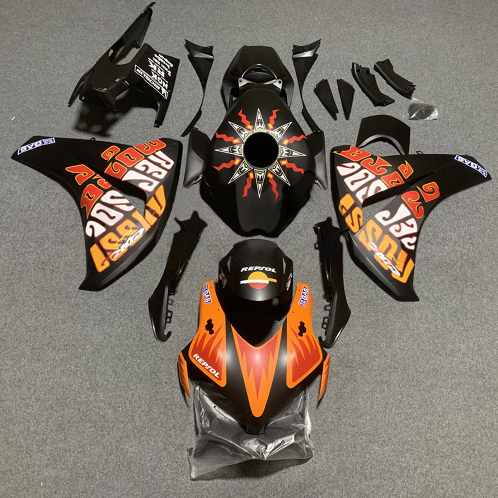 2008-2011 Honda CBR1000RR Injection Fairing Kit Bodywork Plastic ABS#179