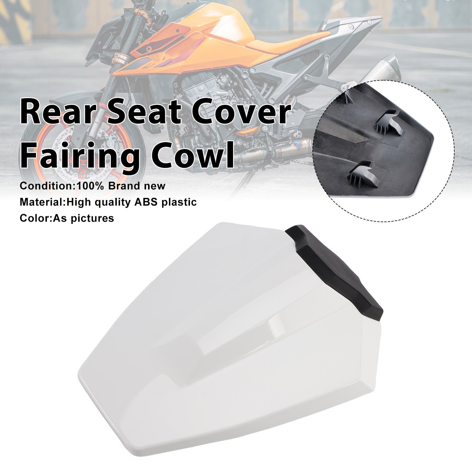 2024-2025 For Duke 990 Rear Pillion Seat Cover Fairing Cowl