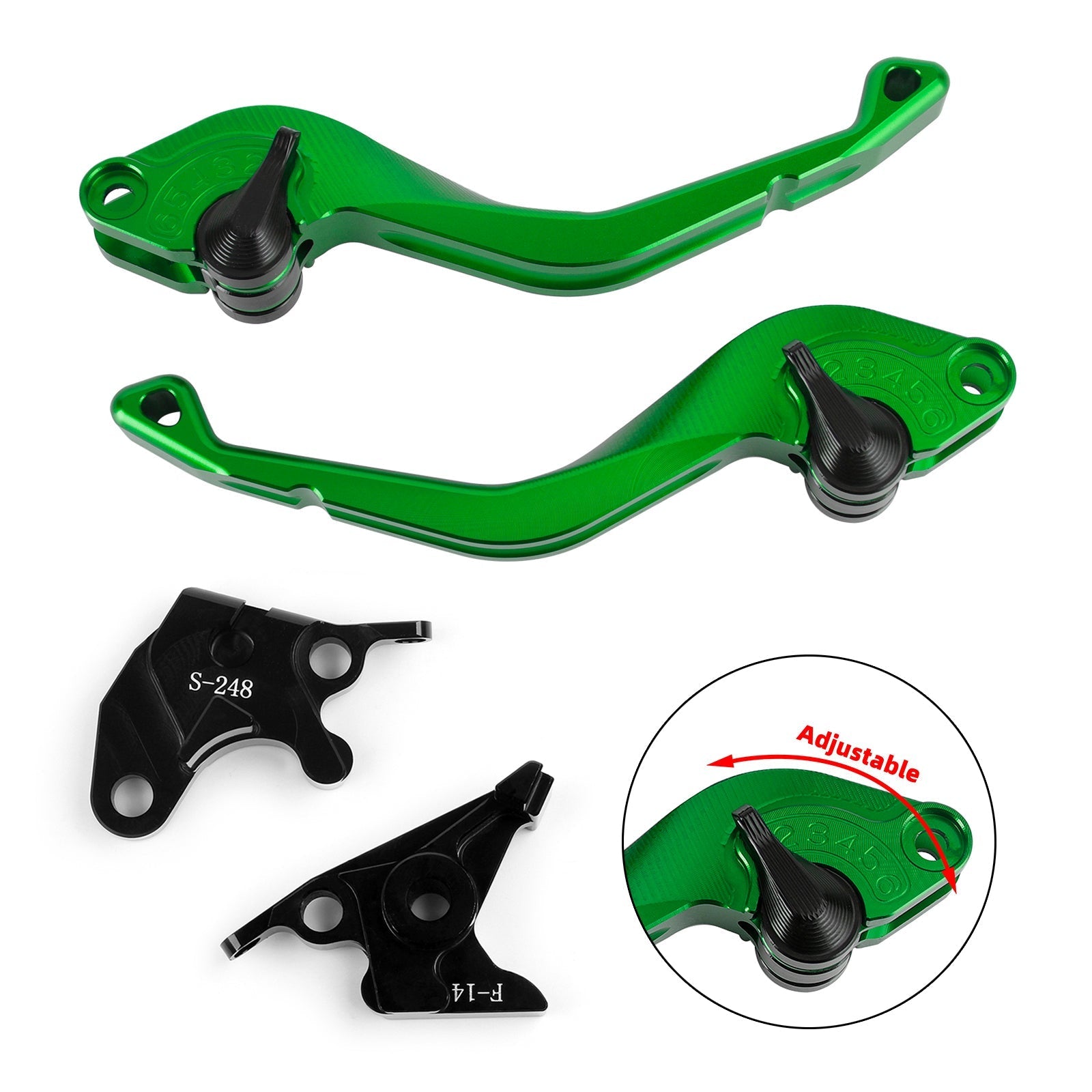 Suzuki GSXR600 750 1000 DL650 GSR600 CNC Short Clutch Brake Lever