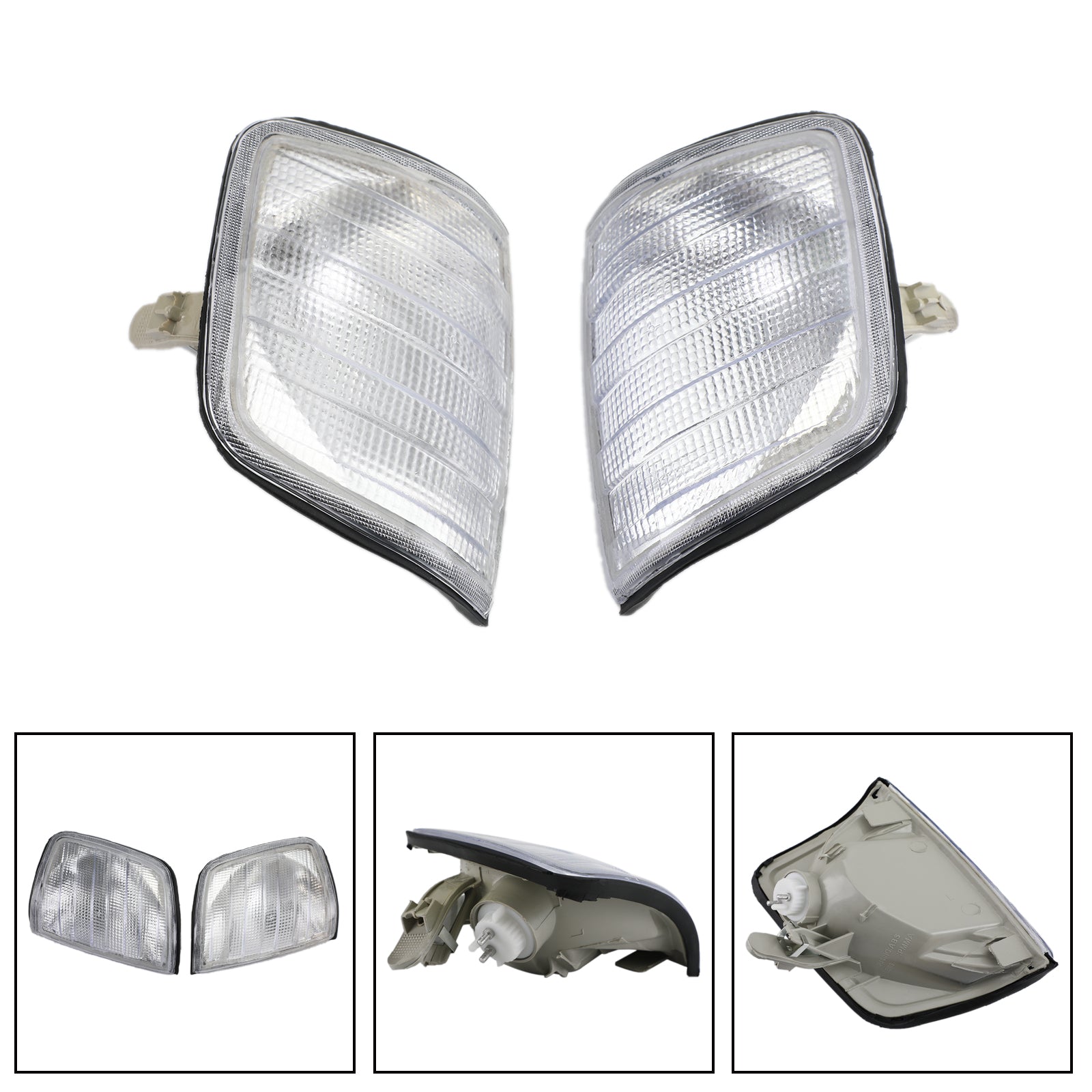Corner Lights Parking Lamps Pair For Mercedes-Benz E-Class W124 1986-1993 Generic