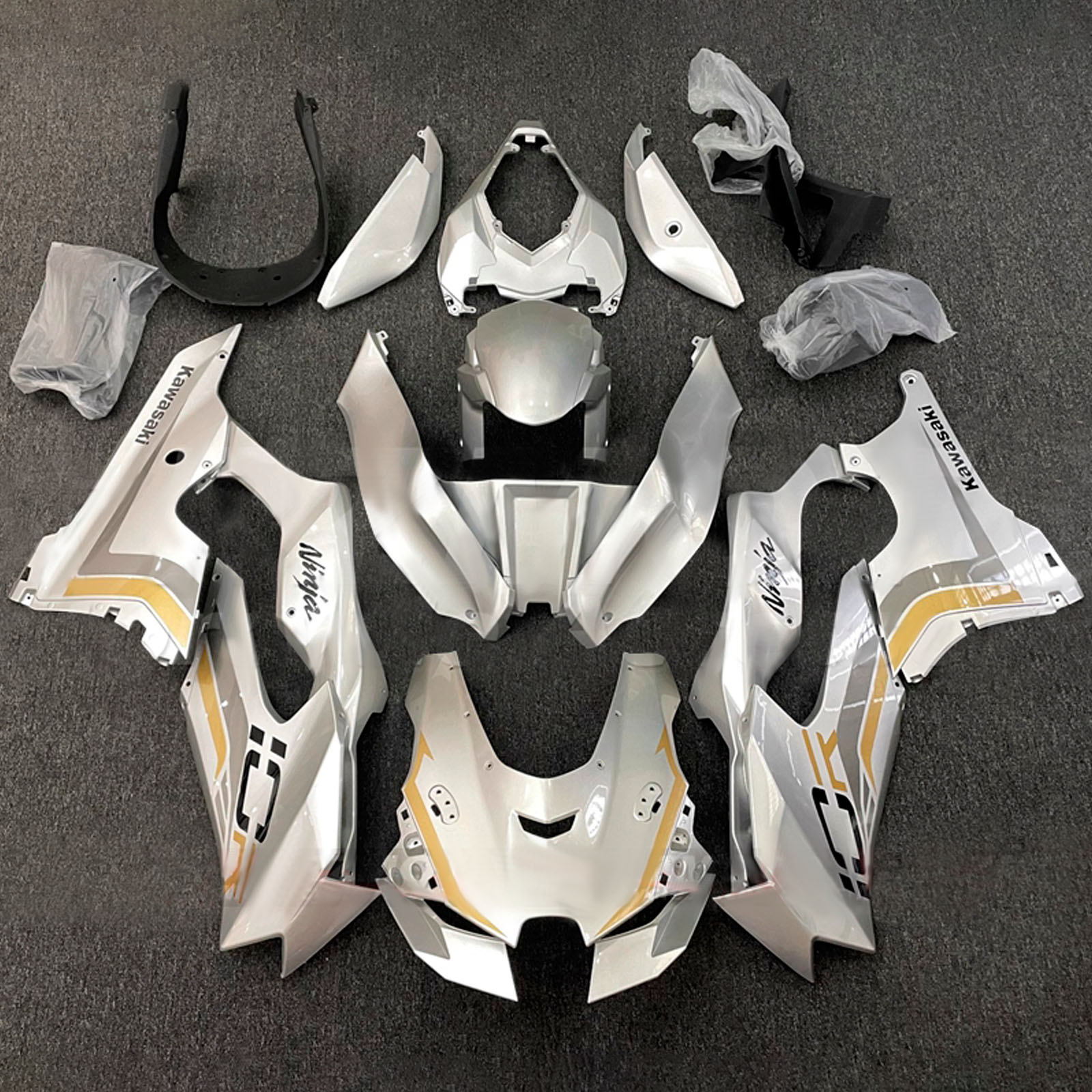 Injection Fairing Kit Bodywork ABS fit For Kawasaki ZX-10R ZX-10RR 2021-2025
