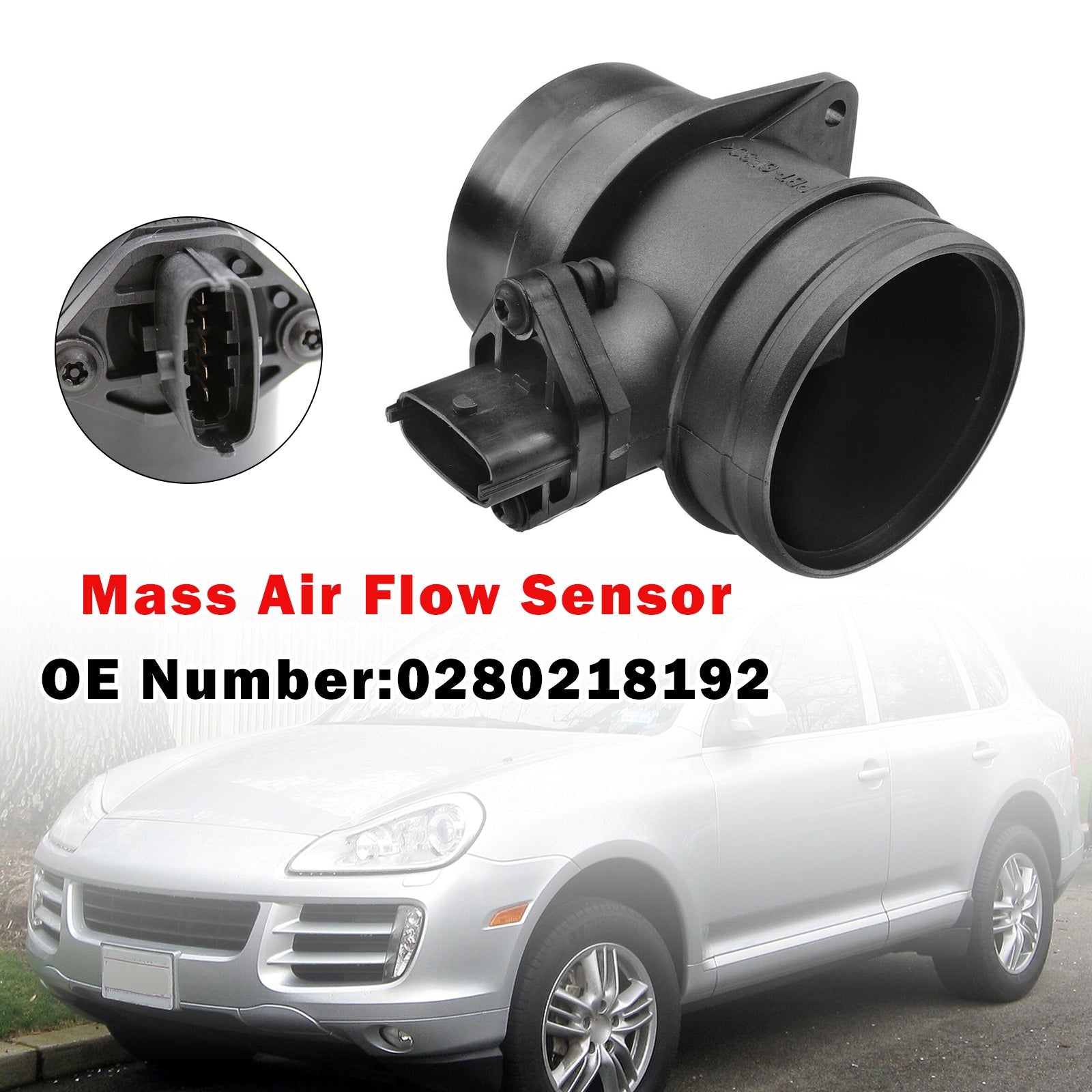 Mass Air Flow Sensor 0280218192 For Porsche 911 2007-2013 Cayenne 2008-2010