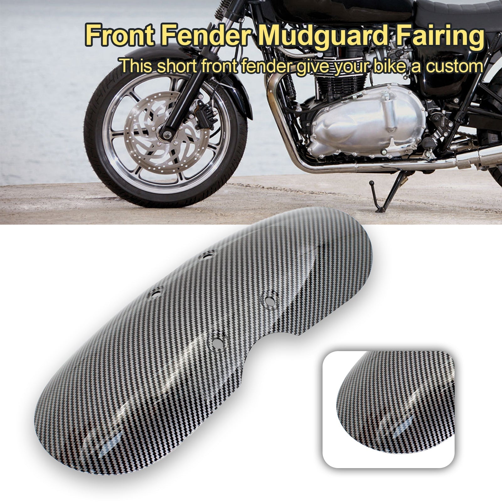 2001-2016 Bonneville T100 Scrambler Thruxton Front Fender Mudguard