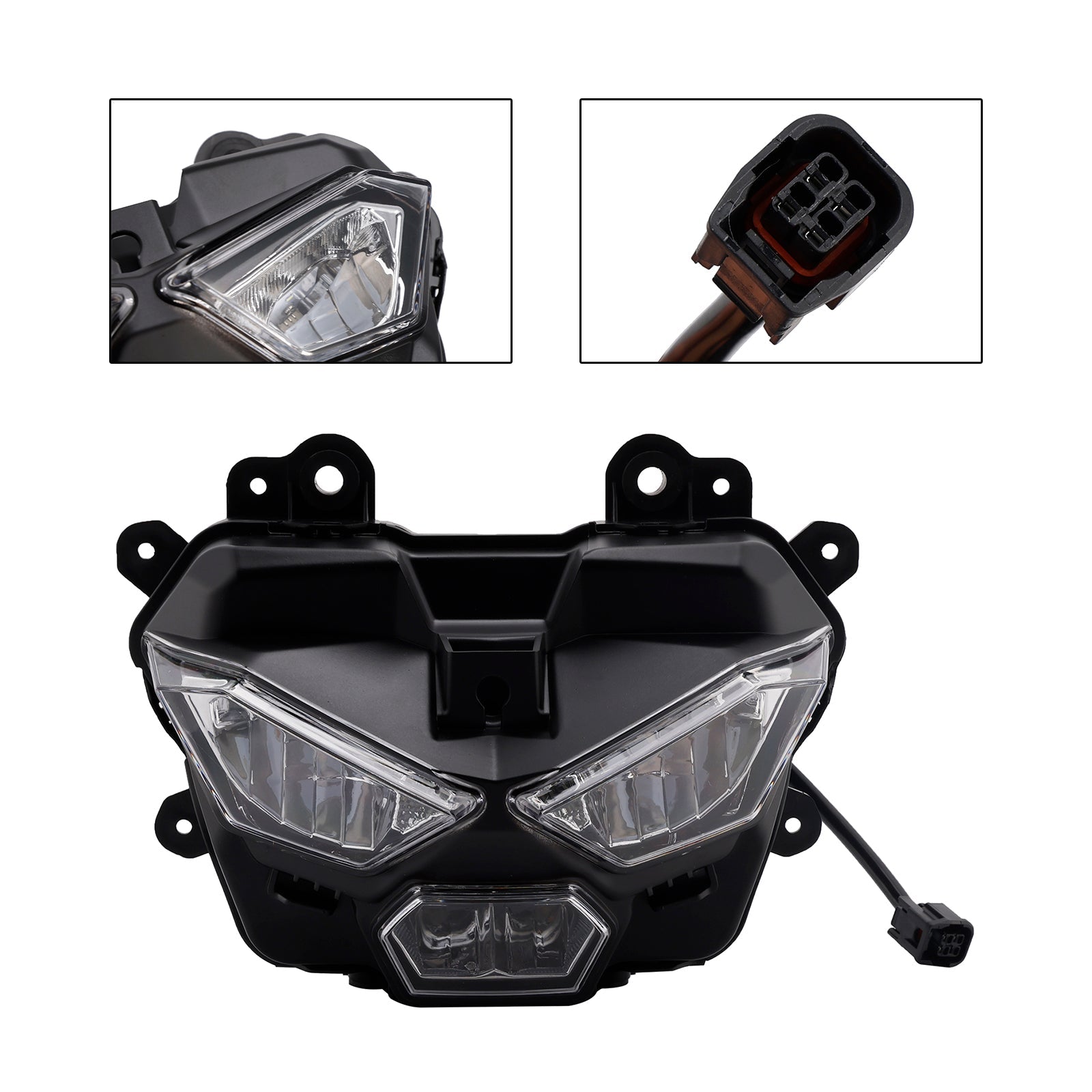 2025 Kawasaki Ninja Z900 Front Headlight Grille Headlamp Led Protector