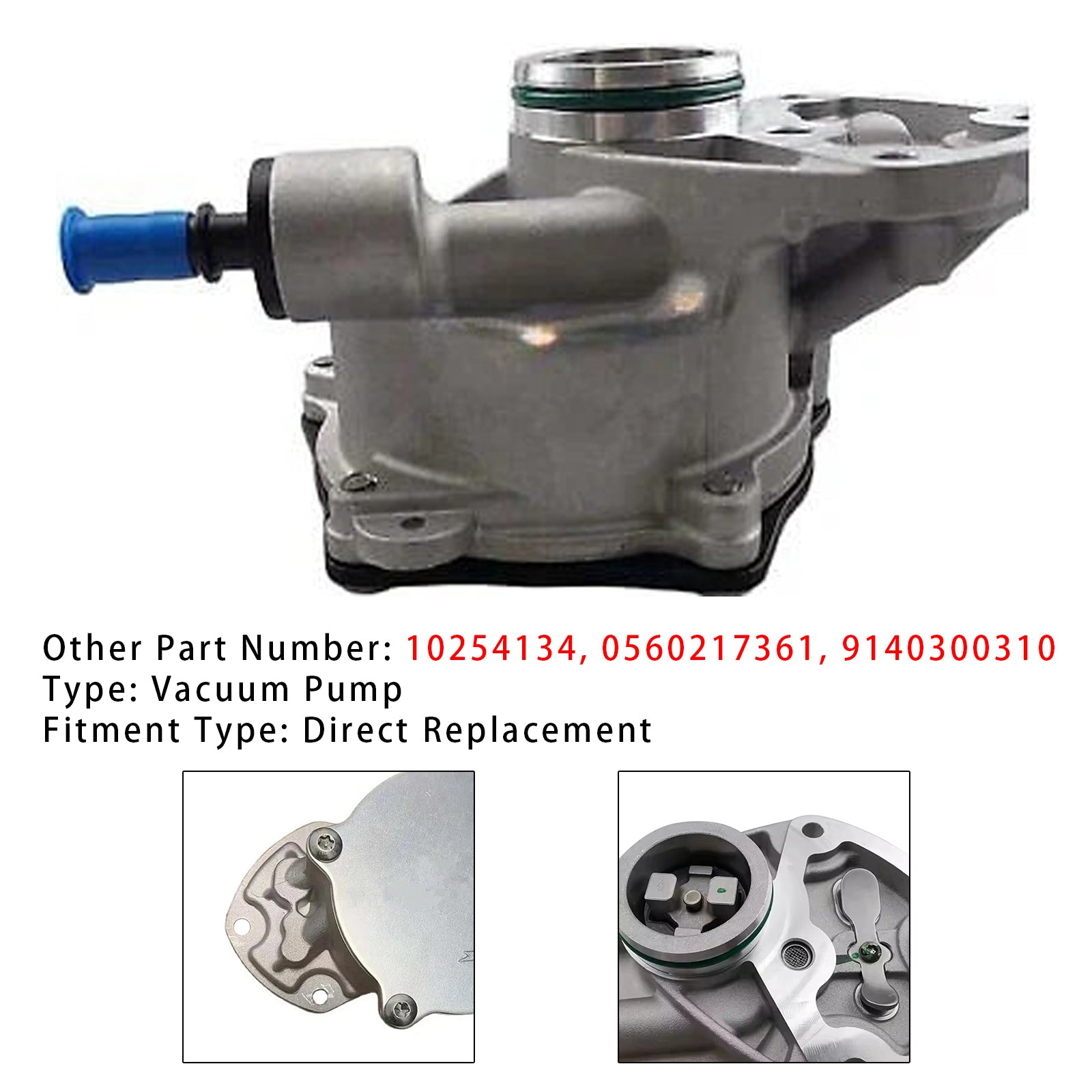 MG GS HS 30T Brake Booster Vacuum Pump 10254134 0560217361 9140300310